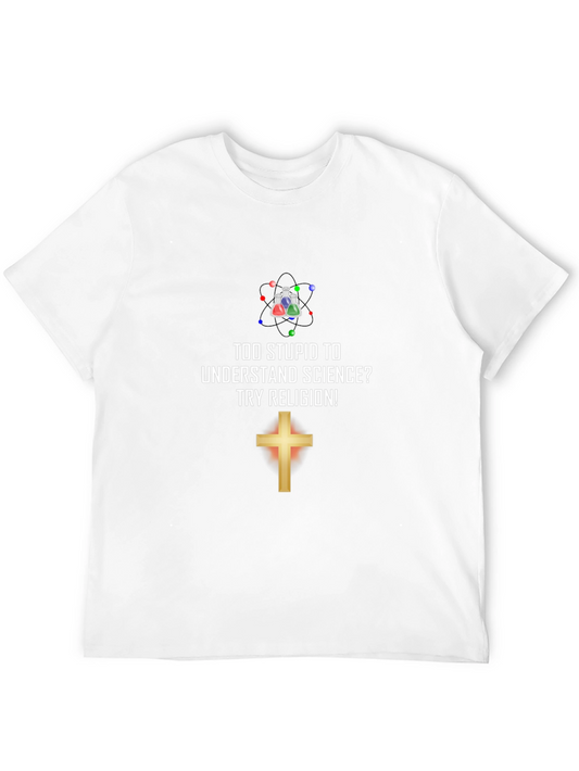 Science vs. Religion Graphic Tee