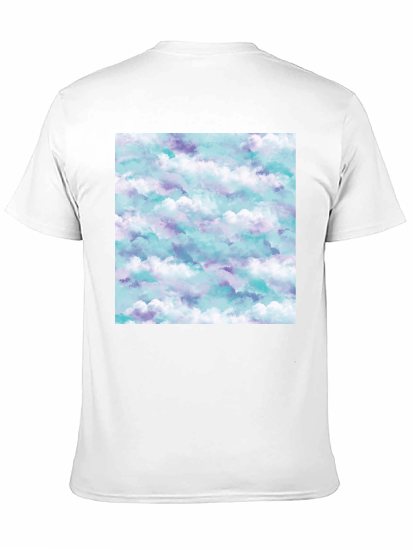 Cloud Print Black T-Shirt