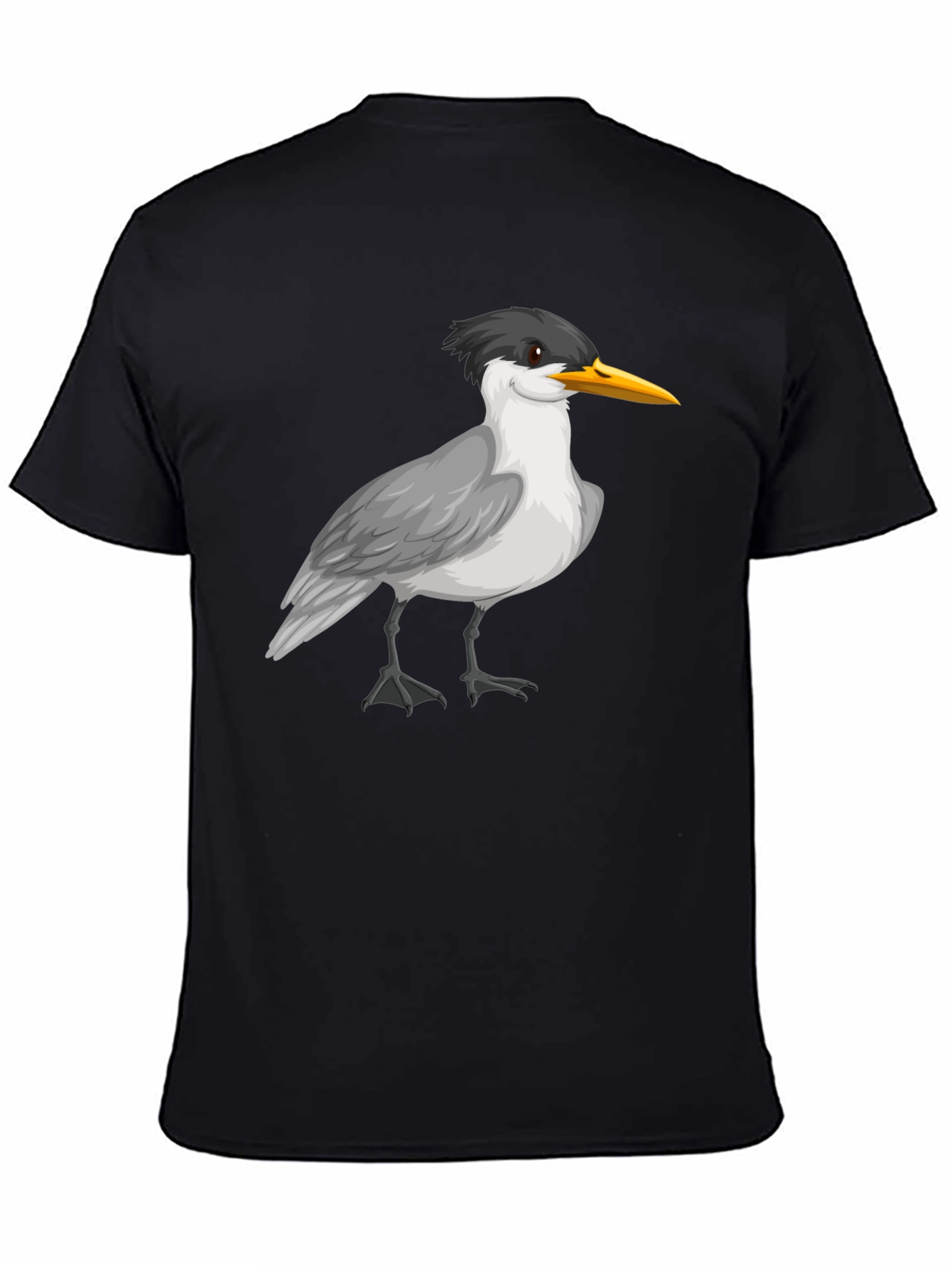 Bird Graphic Black T-Shirt