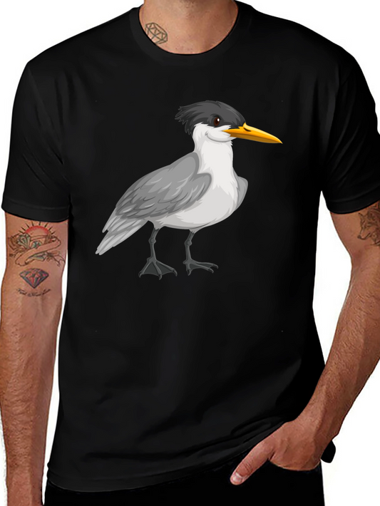 Bird Graphic Black T-Shirt