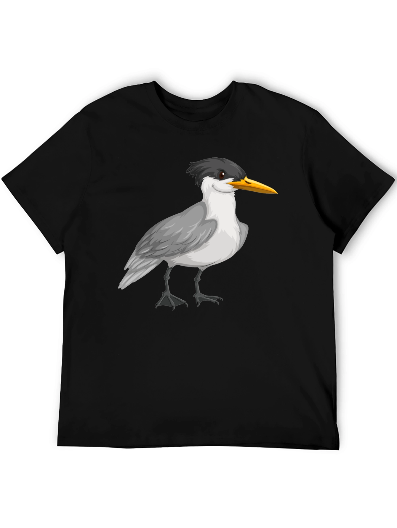 Bird Graphic Black T-Shirt
