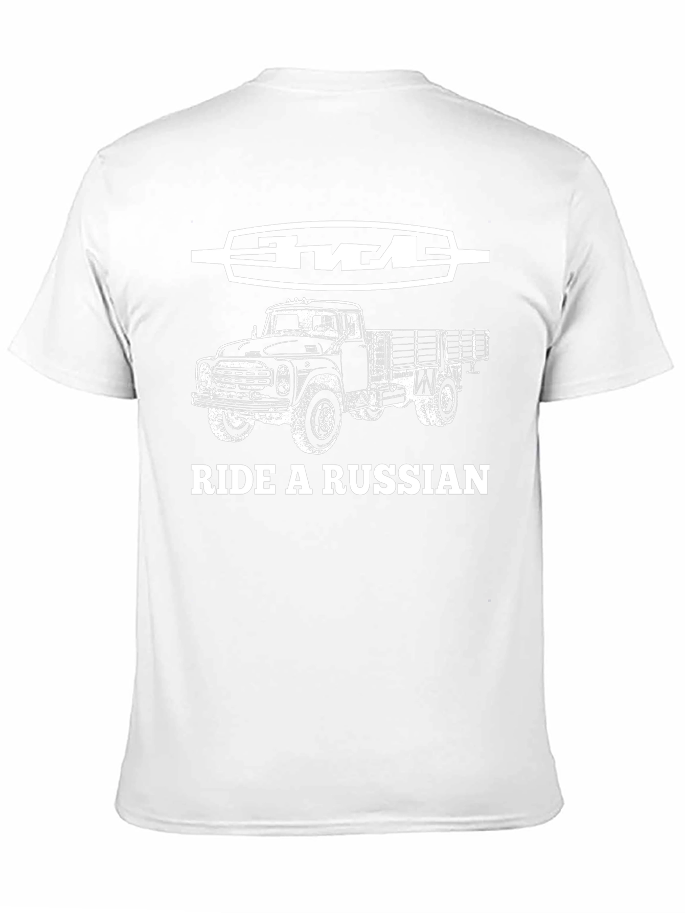 Ride a Russian Truck Black T-Shirt