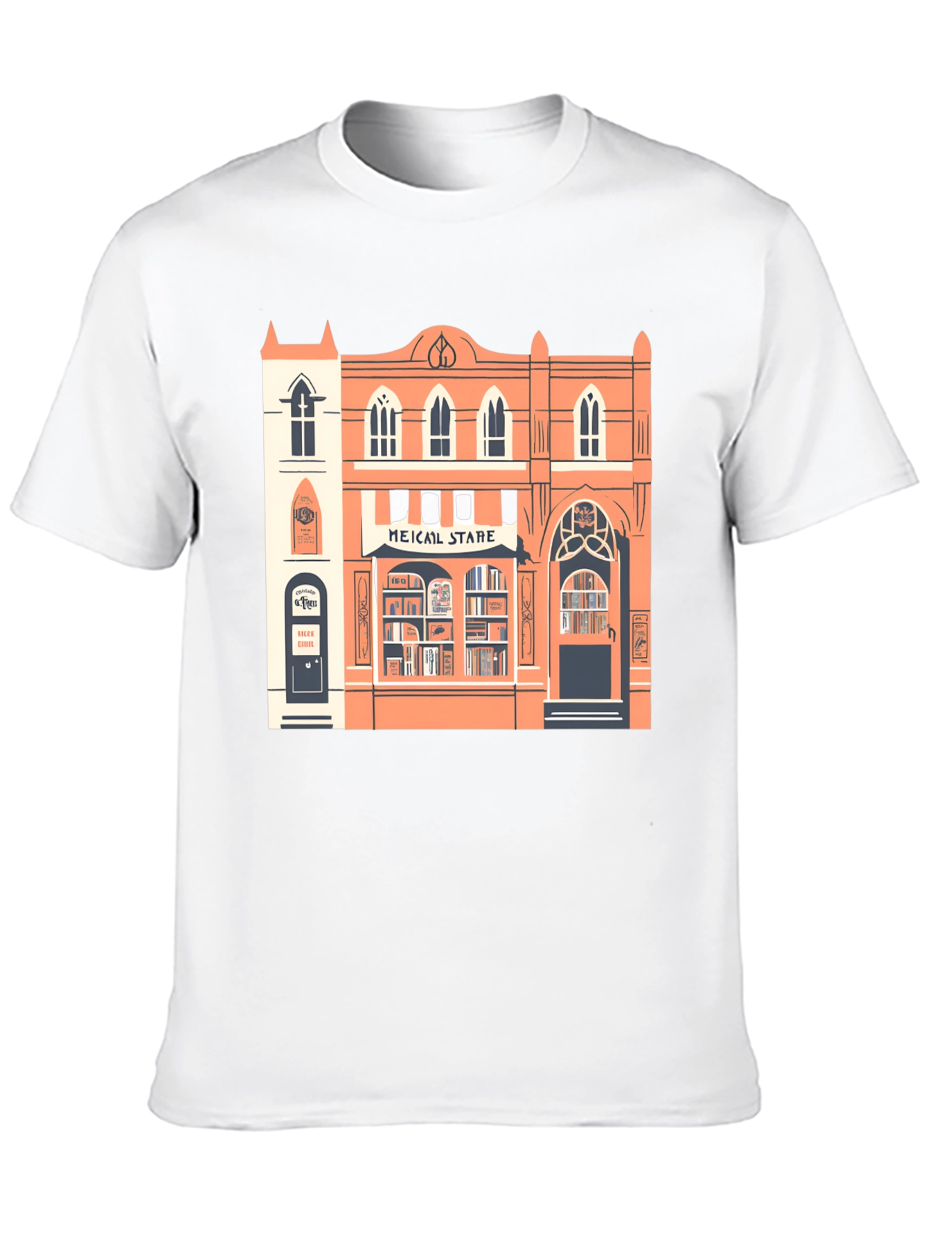 Bookstore Graphic Tee - Stylish Unisex T-Shirt