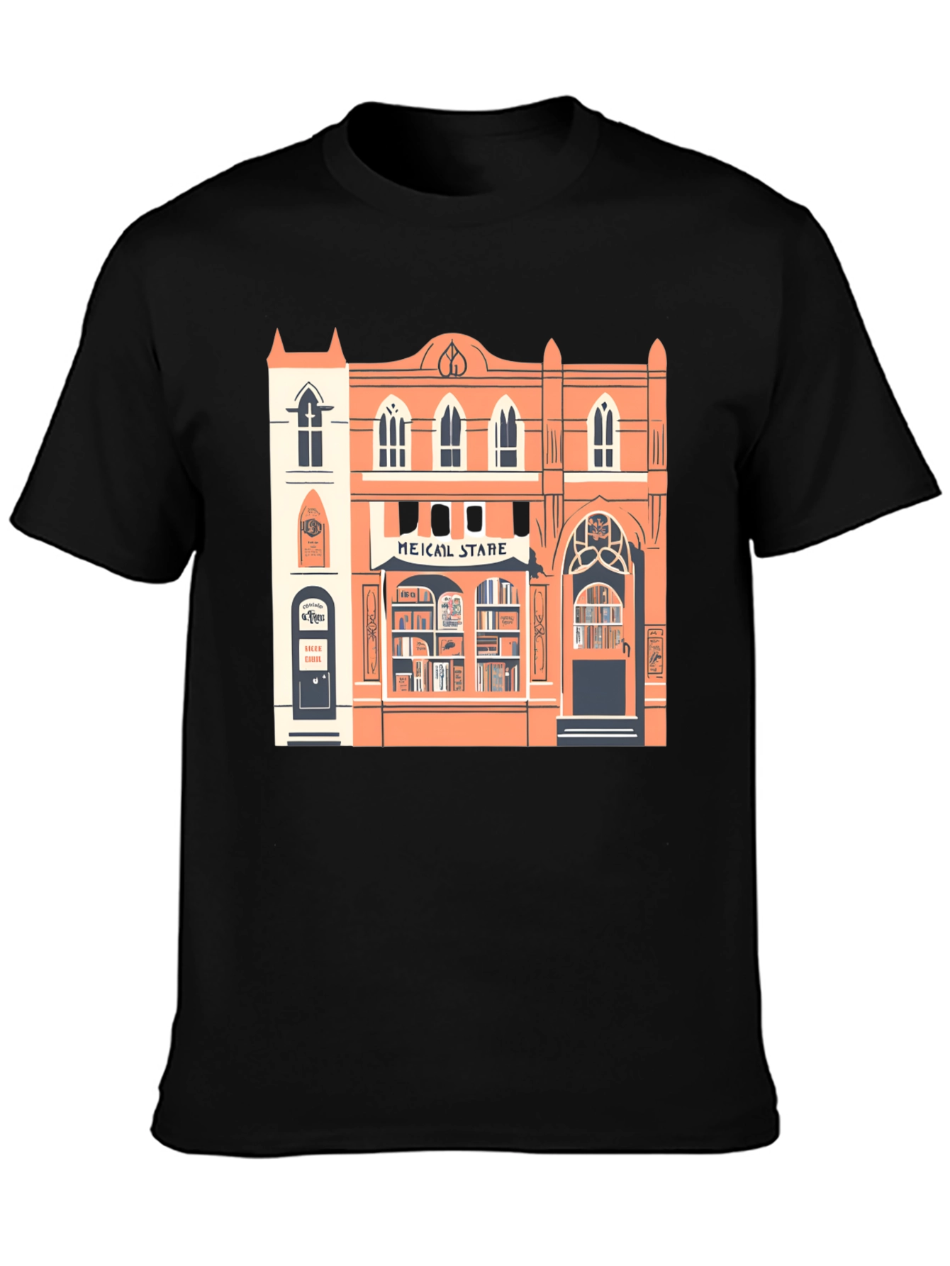 Bookstore Graphic Tee - Stylish Unisex T-Shirt