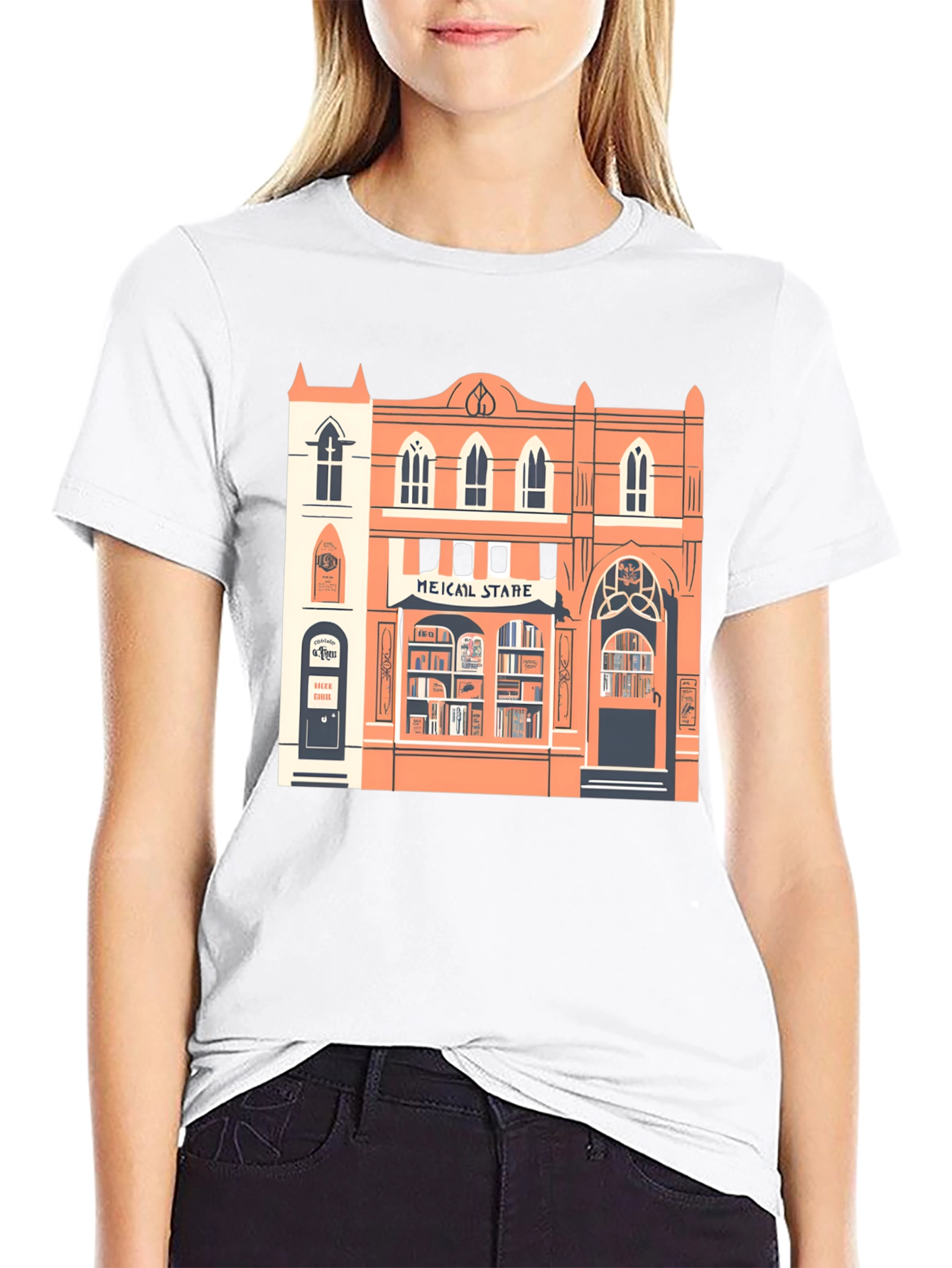 Bookstore Graphic Tee - Stylish Unisex T-Shirt