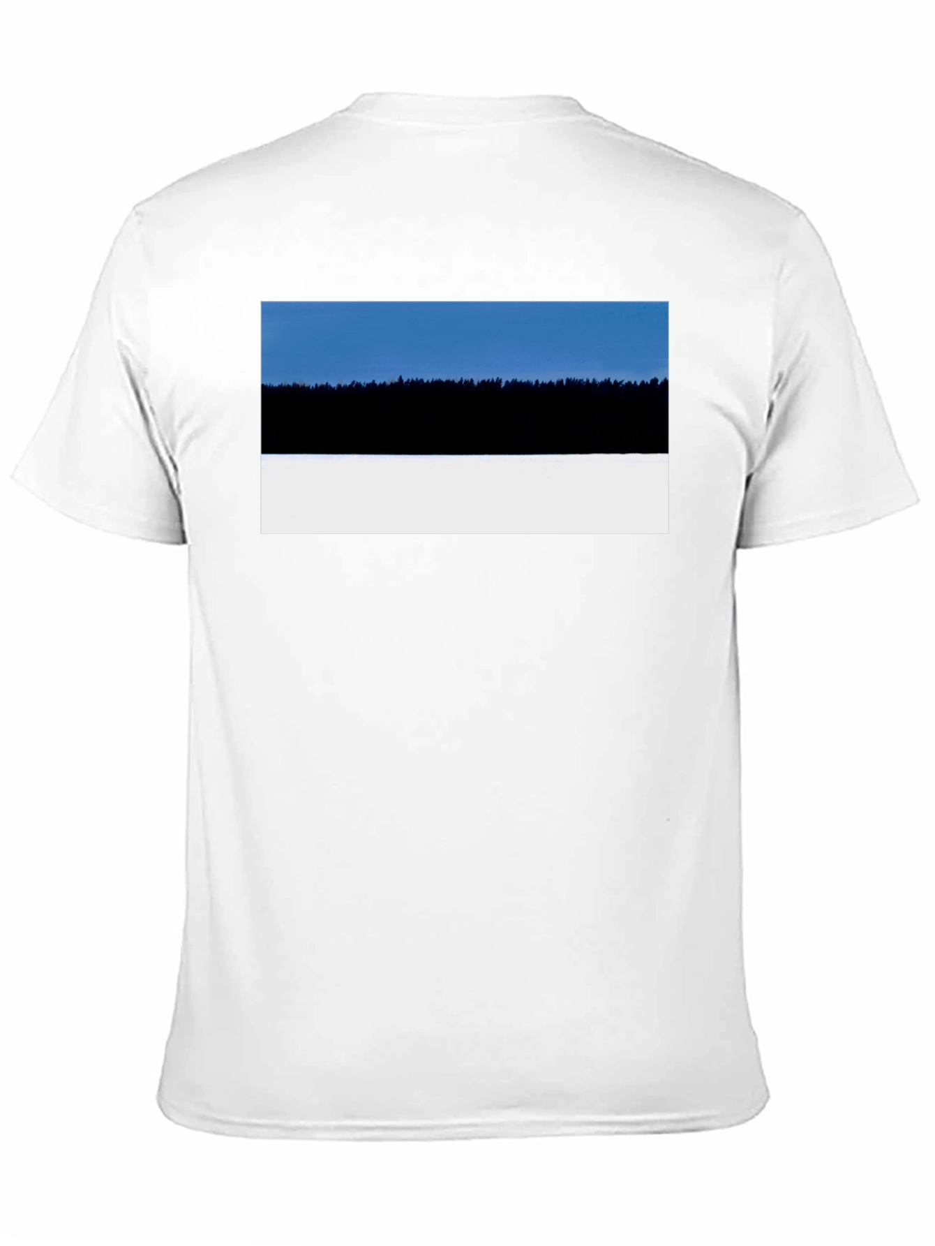 Estonia Landscape T-Shirt - Black