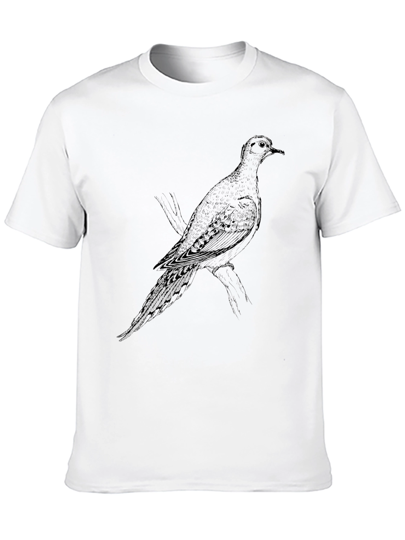 Bird Graphic Tee - Black