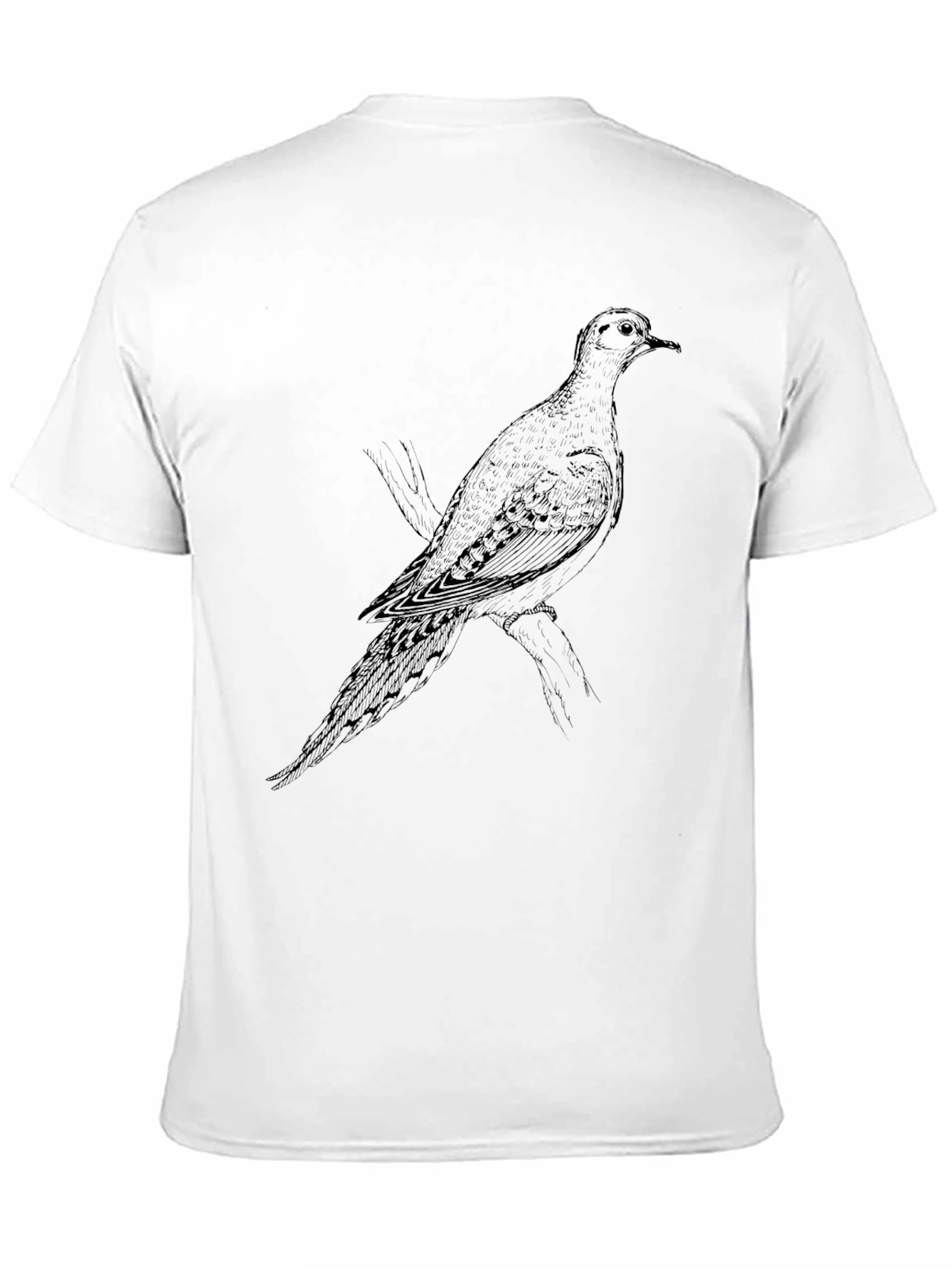 Bird Graphic Tee - Black