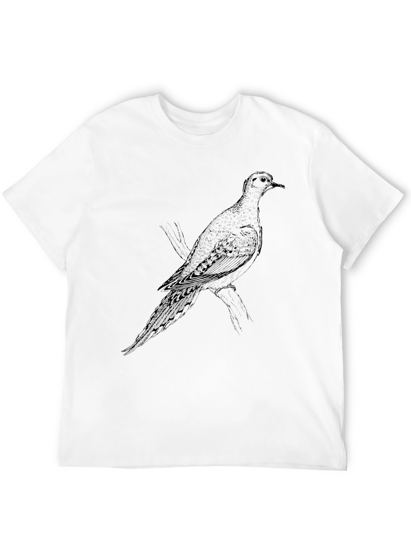 Bird Graphic Tee - Black