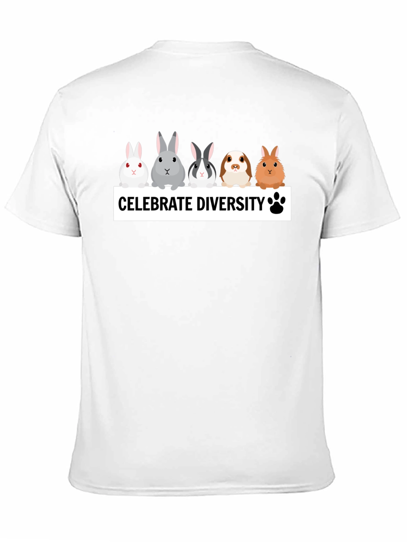 Celebrate Diversity Bunny T-Shirt