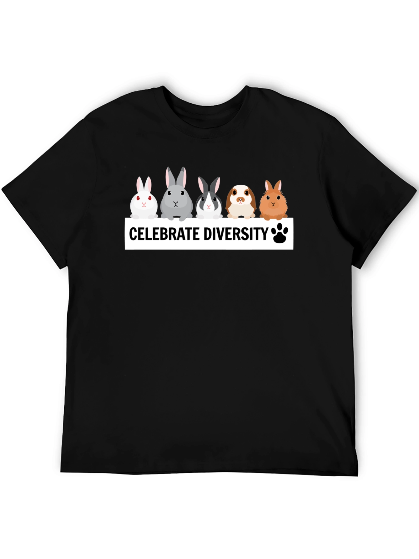Celebrate Diversity Bunny T-Shirt