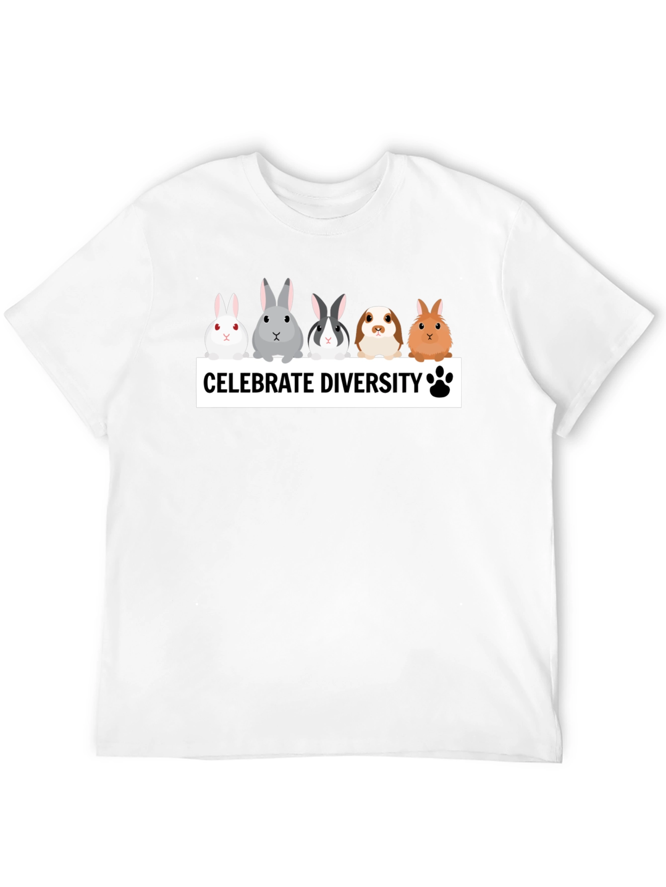 Celebrate Diversity Bunny T-Shirt