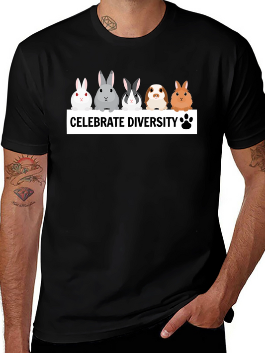 Celebrate Diversity Bunny T-Shirt