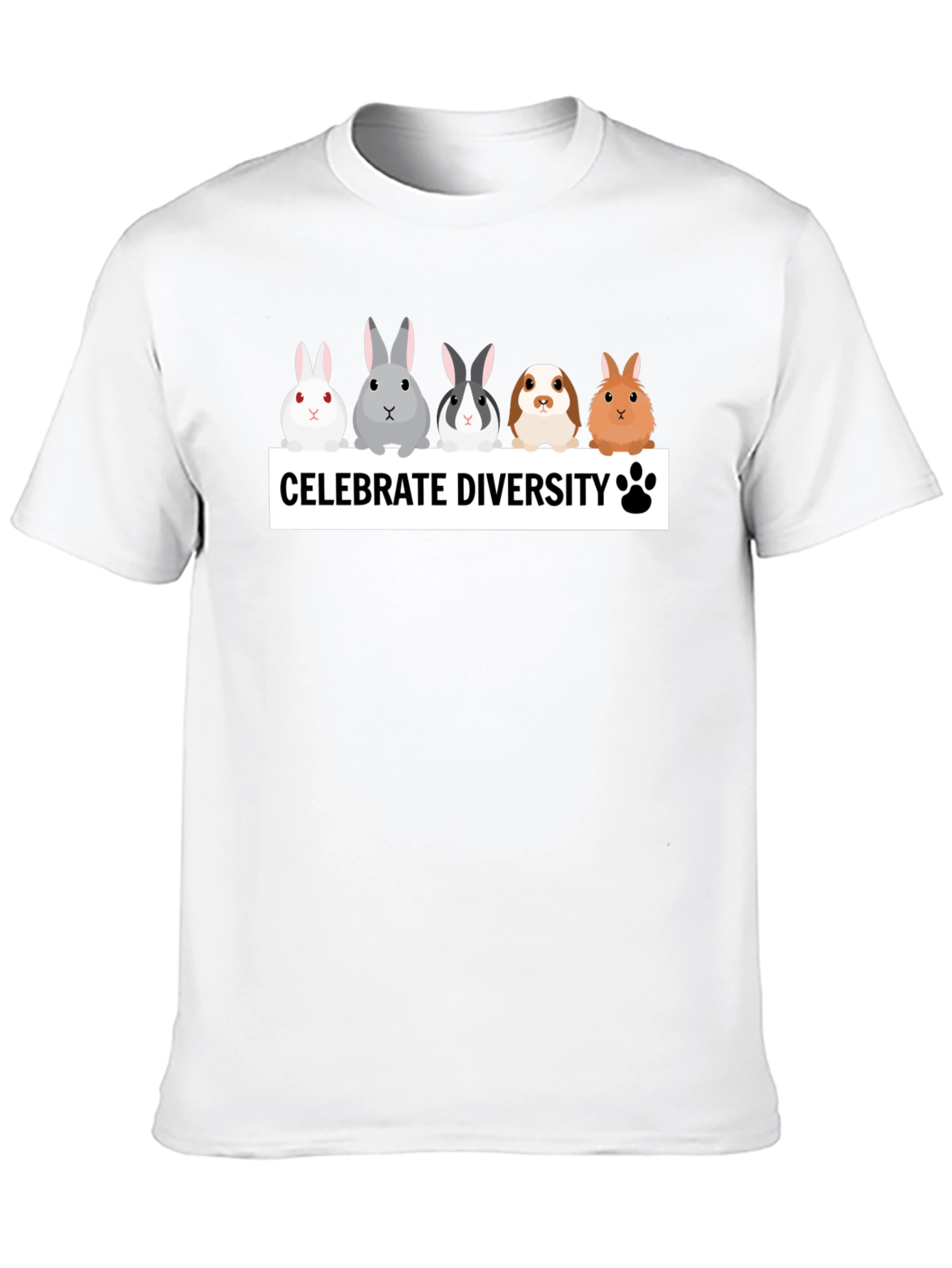 Celebrate Diversity Bunny T-Shirt