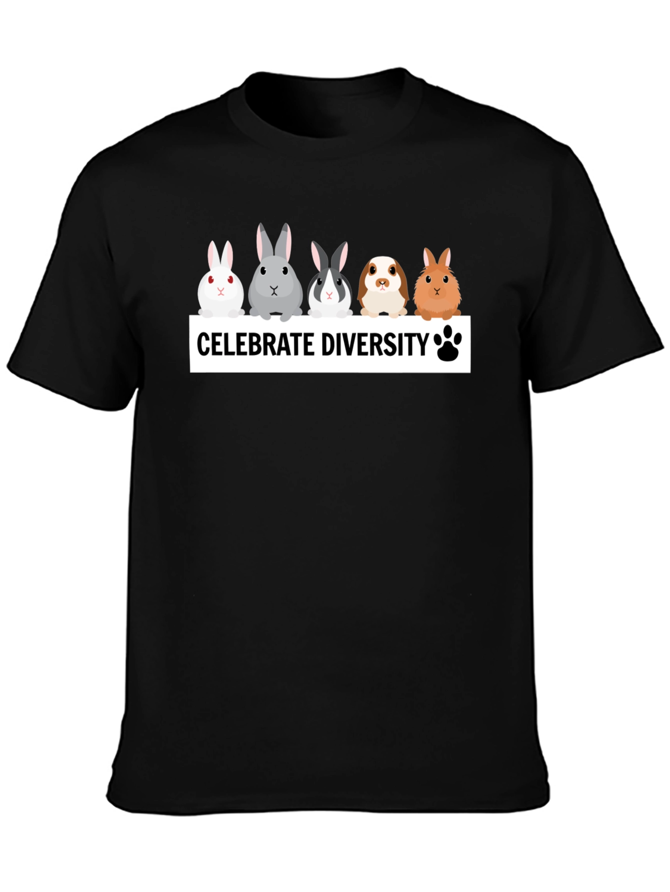 Celebrate Diversity Bunny T-Shirt
