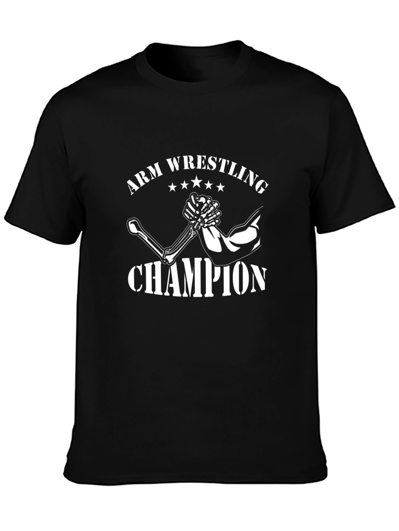 Arm Wrestling Champion Black T-Shirt