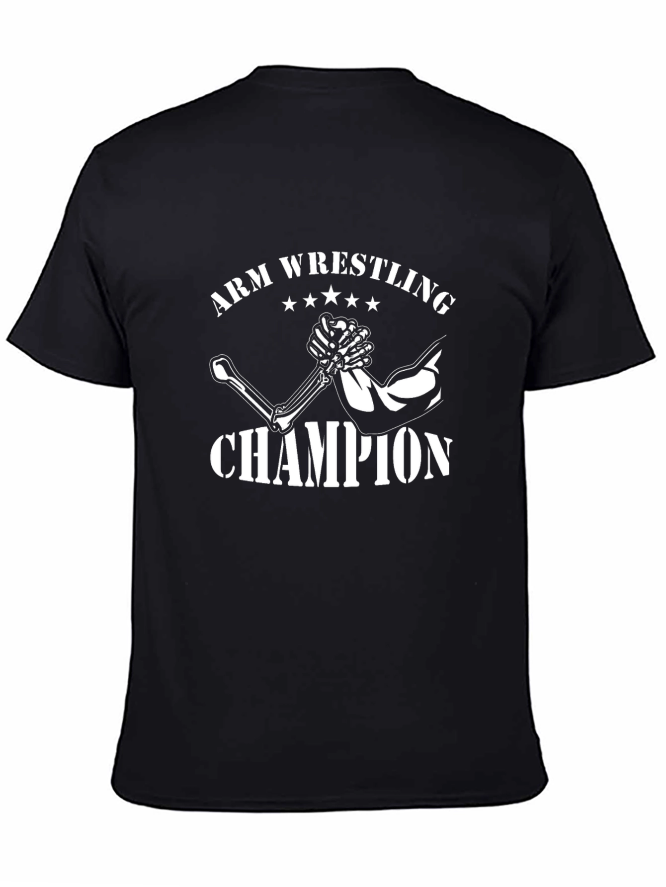 Arm Wrestling Champion Black T-Shirt