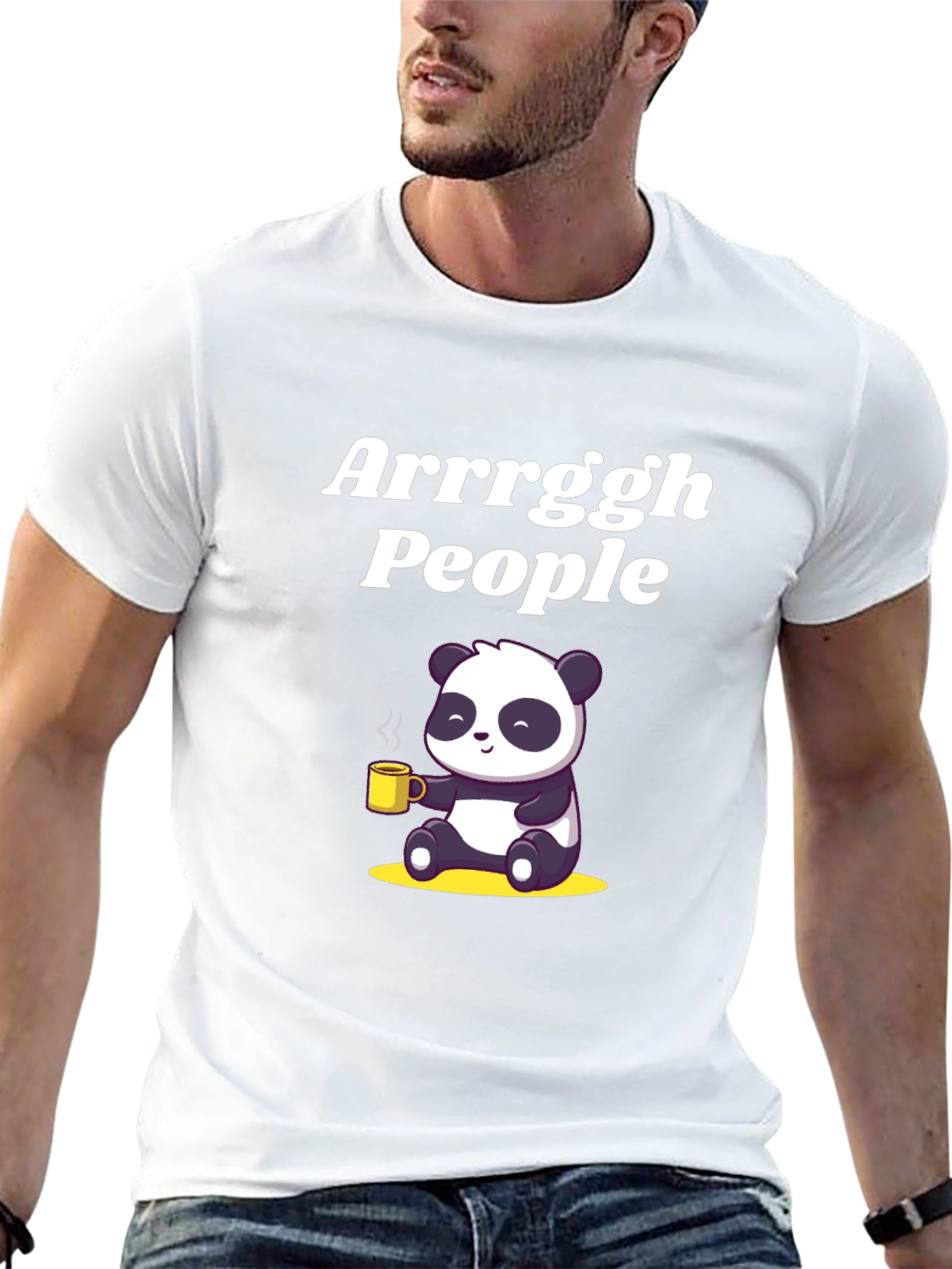 Arrrggh Panda Coffee T-Shirt