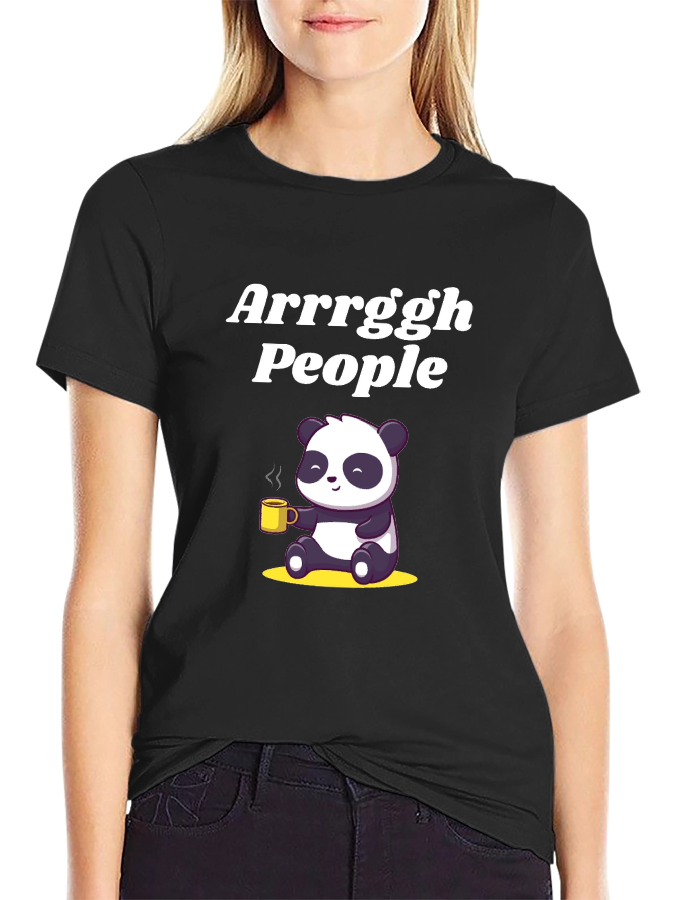 Arrrggh Panda Coffee T-Shirt