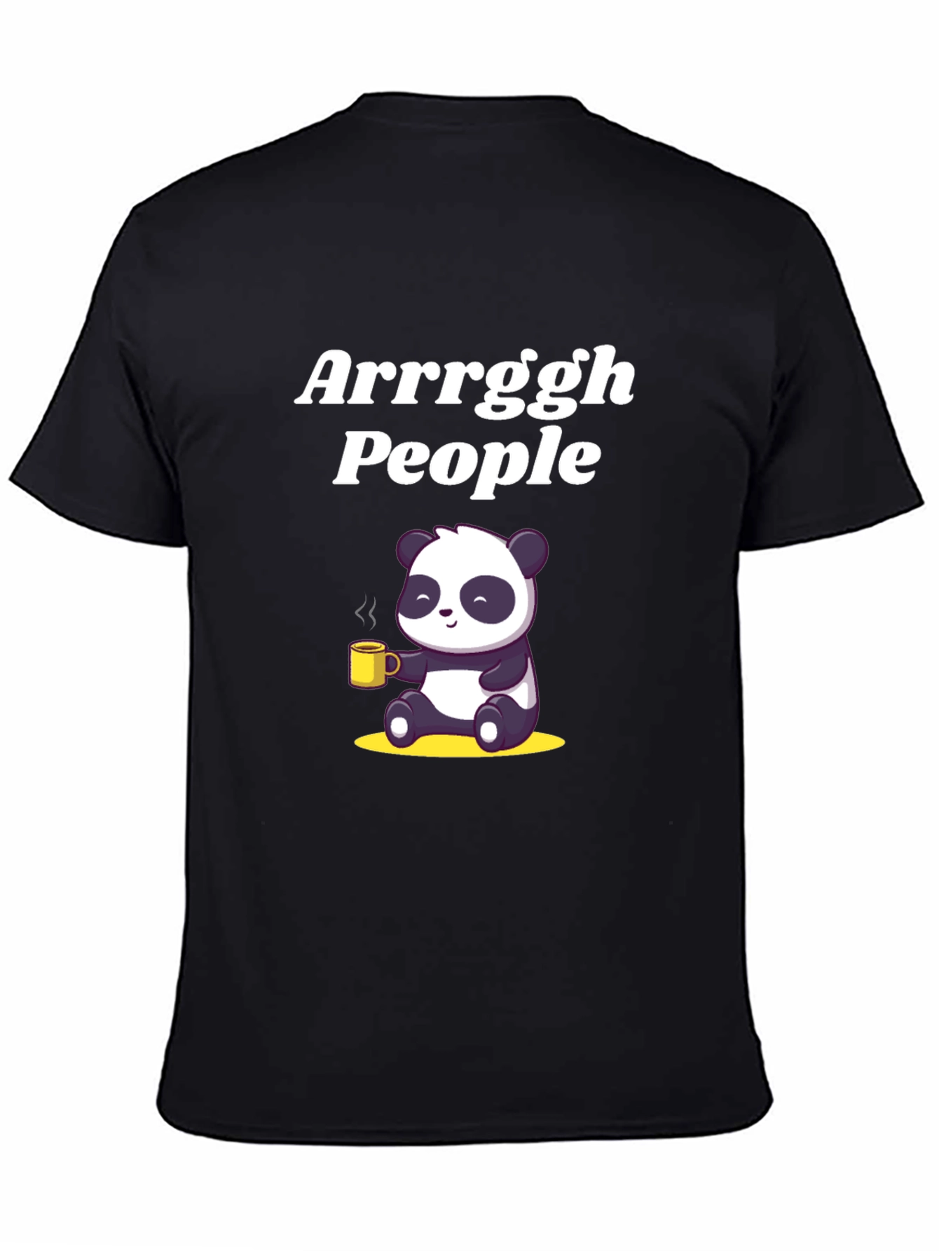Arrrggh Panda Coffee T-Shirt