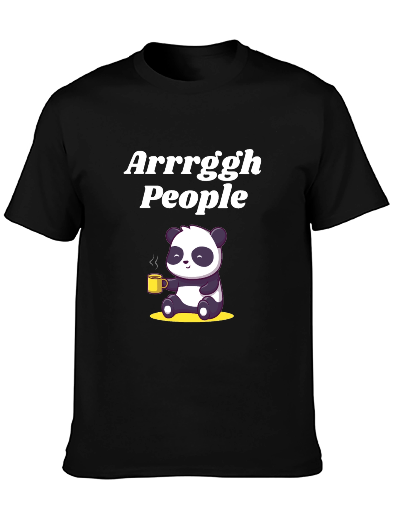 Arrrggh Panda Coffee T-Shirt