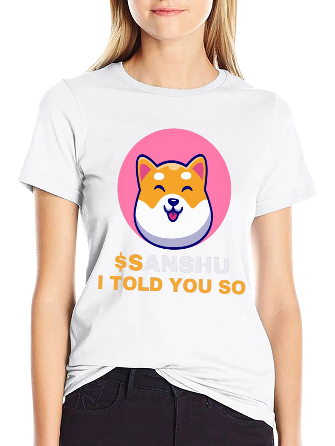 Sanshu Inu Crypto Meme T-Shirt