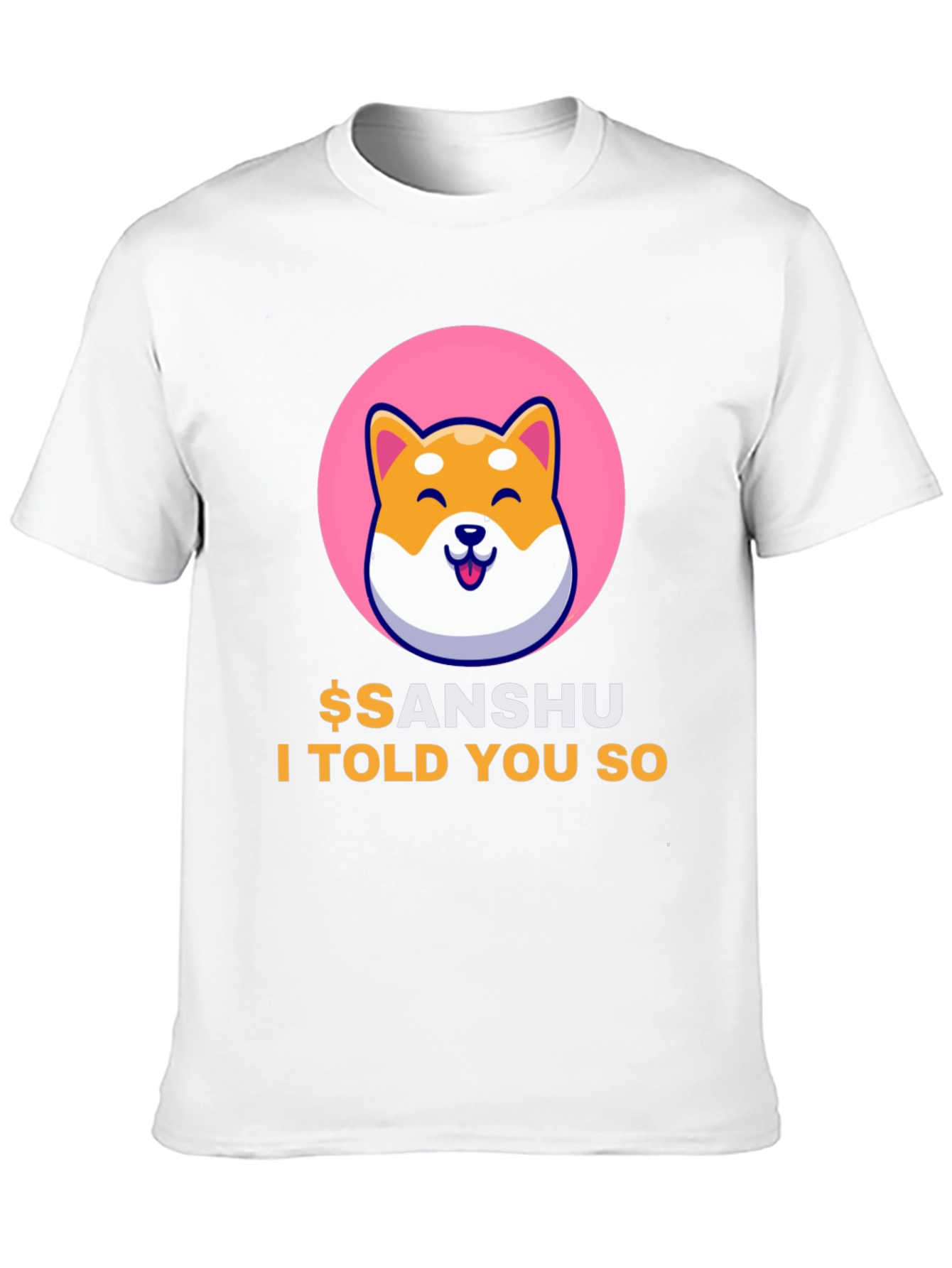Sanshu Inu Crypto Meme T-Shirt