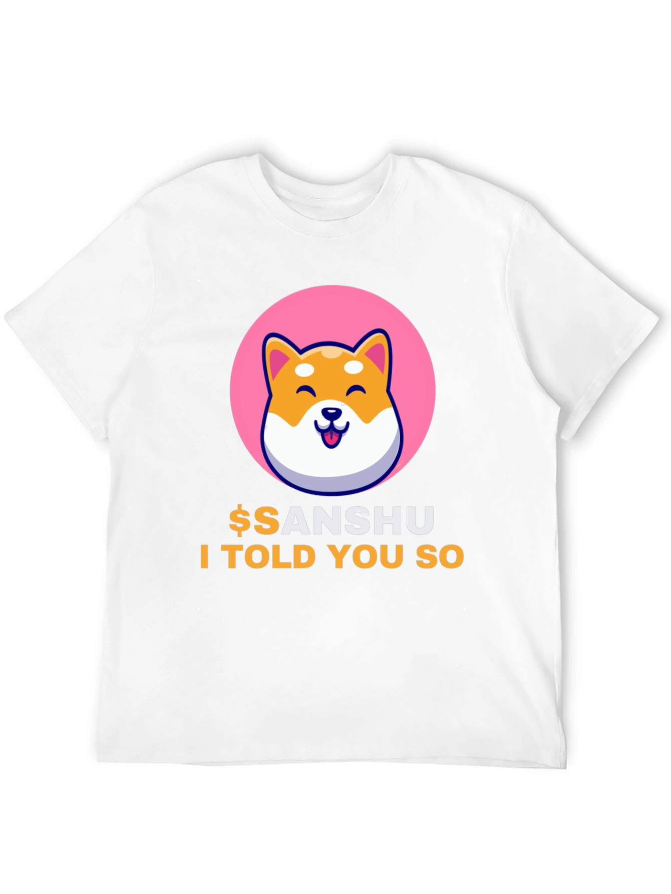 Sanshu Inu Crypto Meme T-Shirt