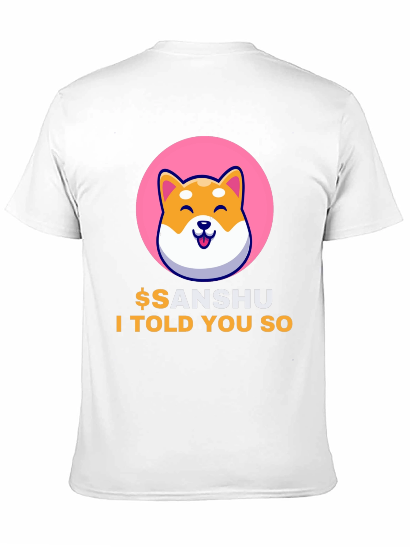 Sanshu Inu Crypto Meme T-Shirt