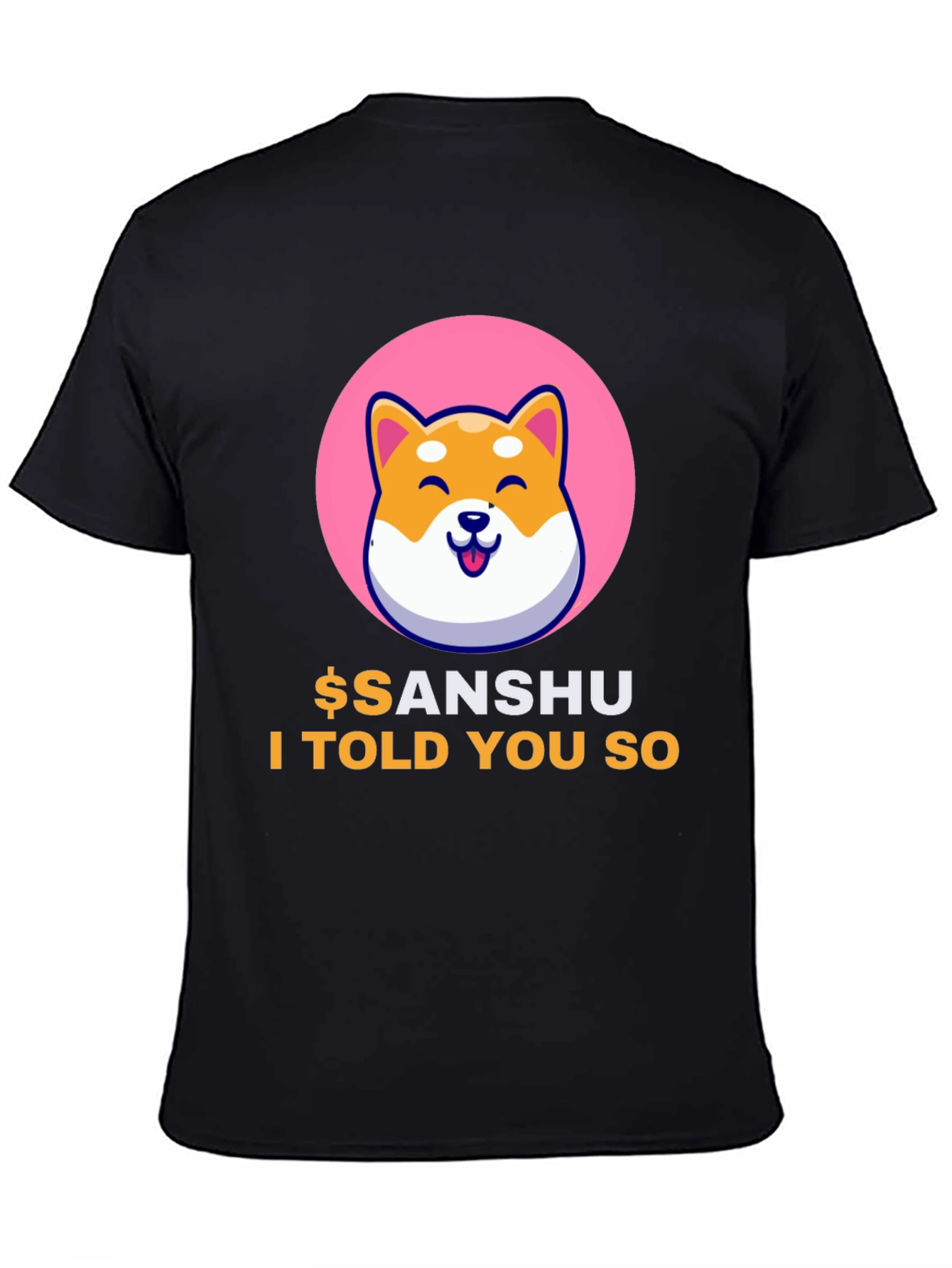 Sanshu Inu Crypto Meme T-Shirt