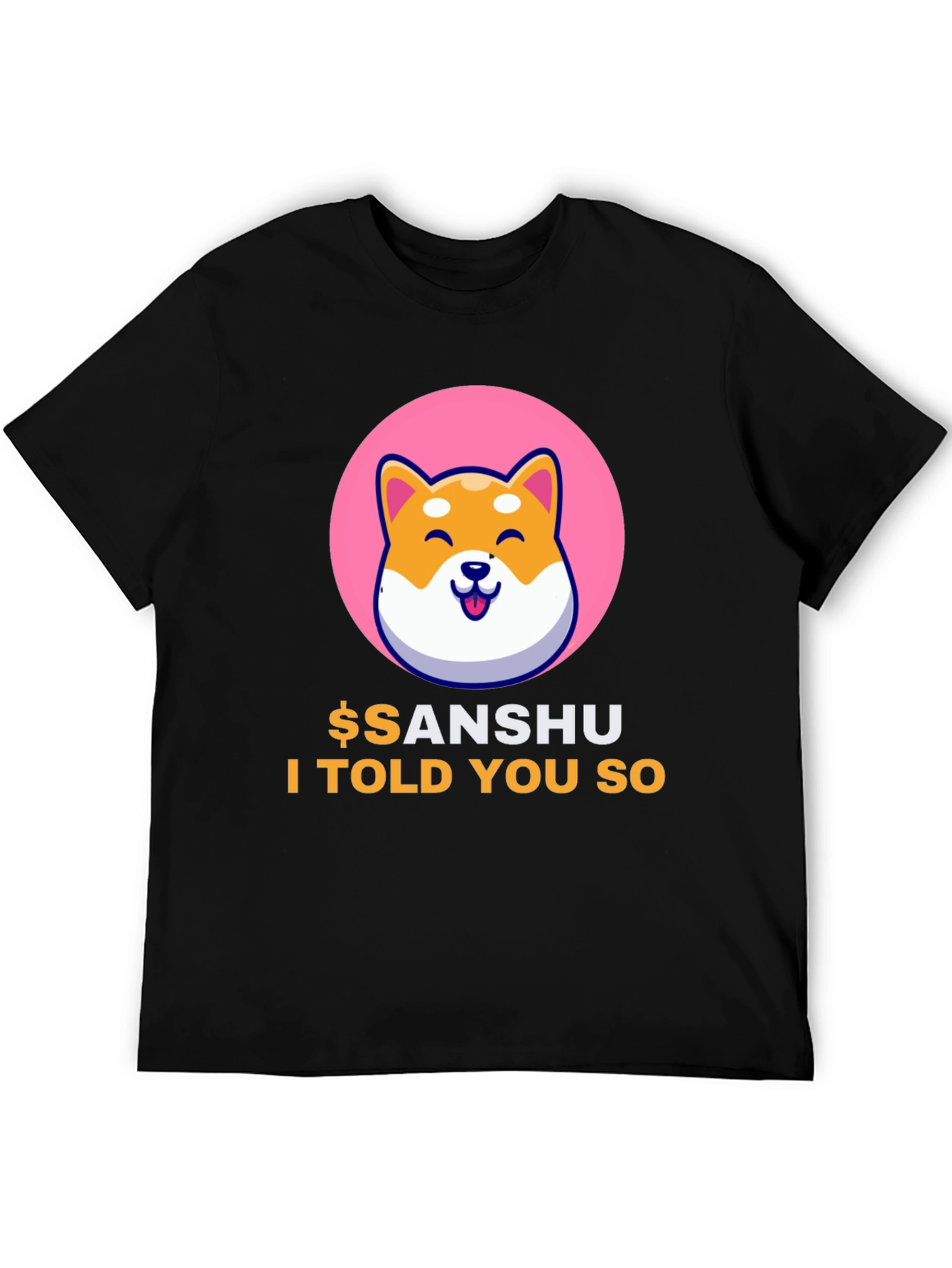 Sanshu Inu Crypto Meme T-Shirt
