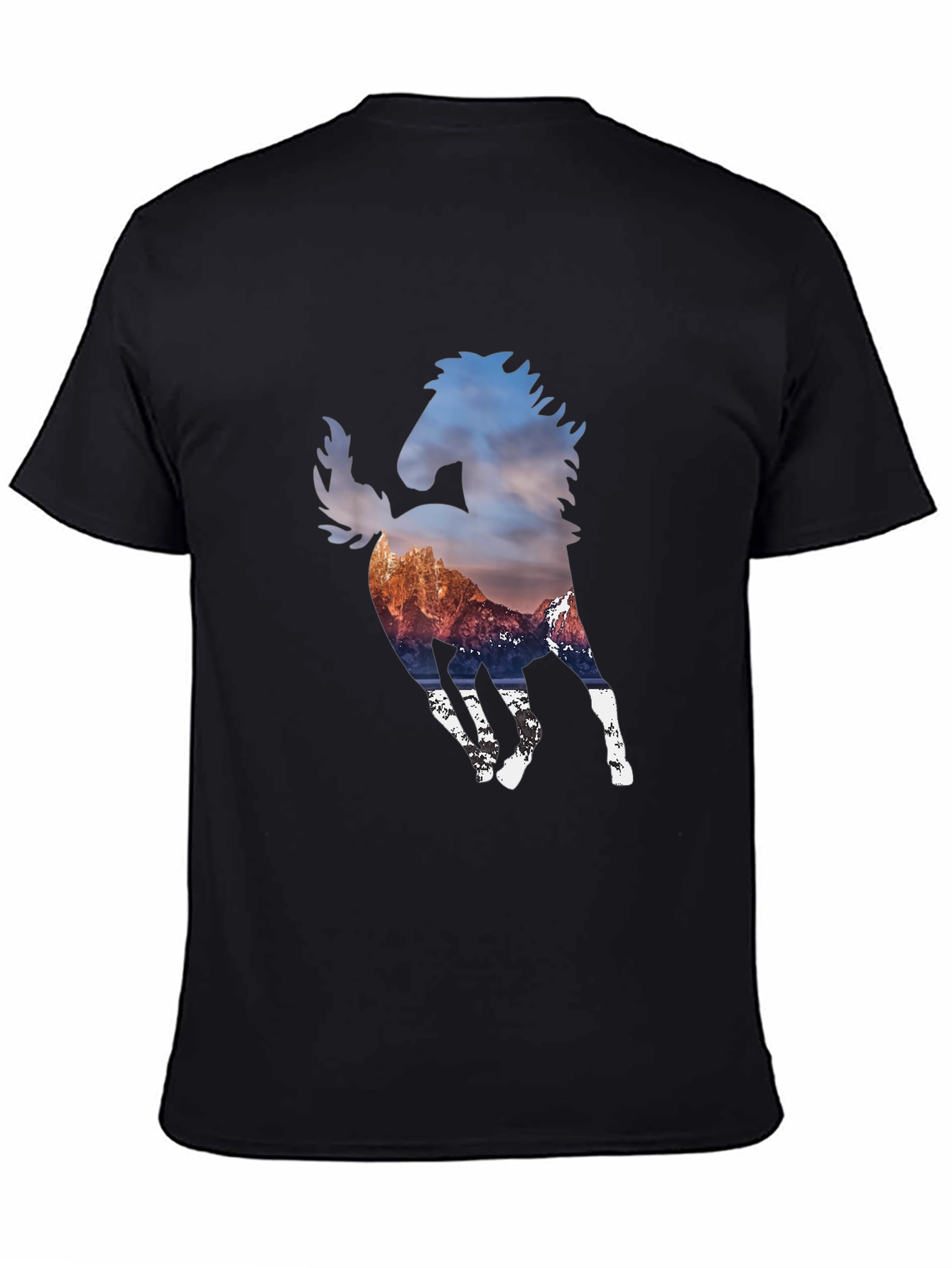Mountain Horse Graphic Black T-Shirt