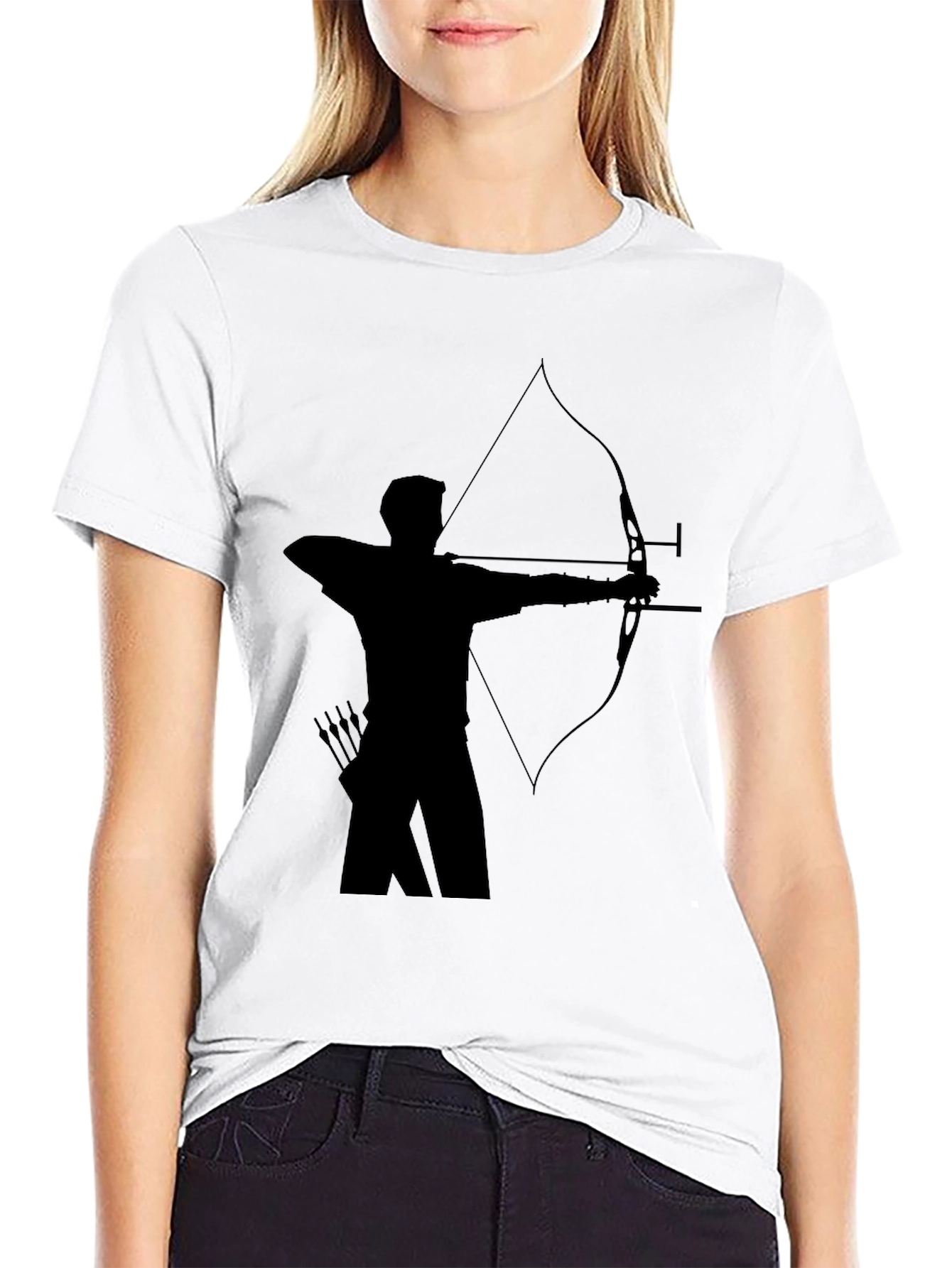 Archer Silhouette Black T-Shirt