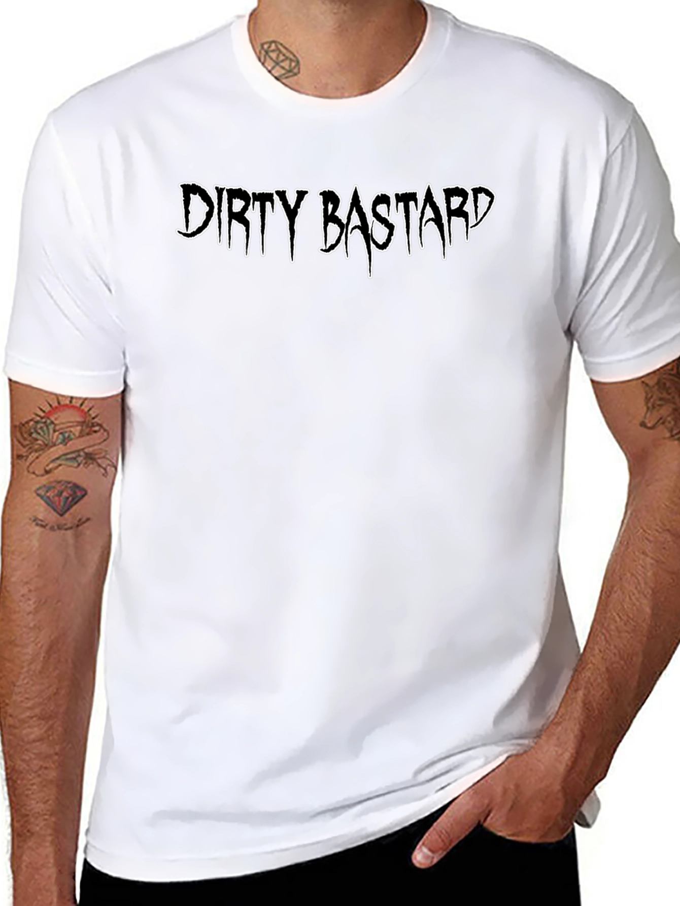 Dirty Bastard Graphic Print T-Shirt