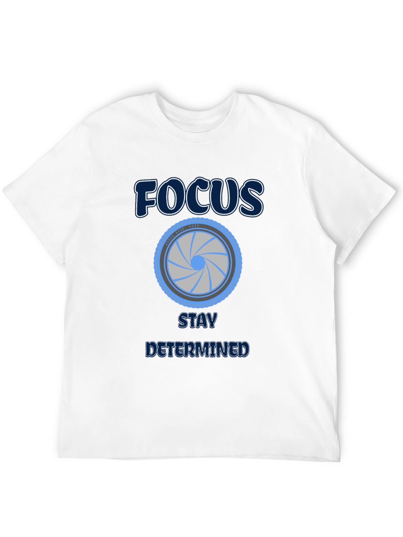 Focus Stay Determined Graphic Tee - Black