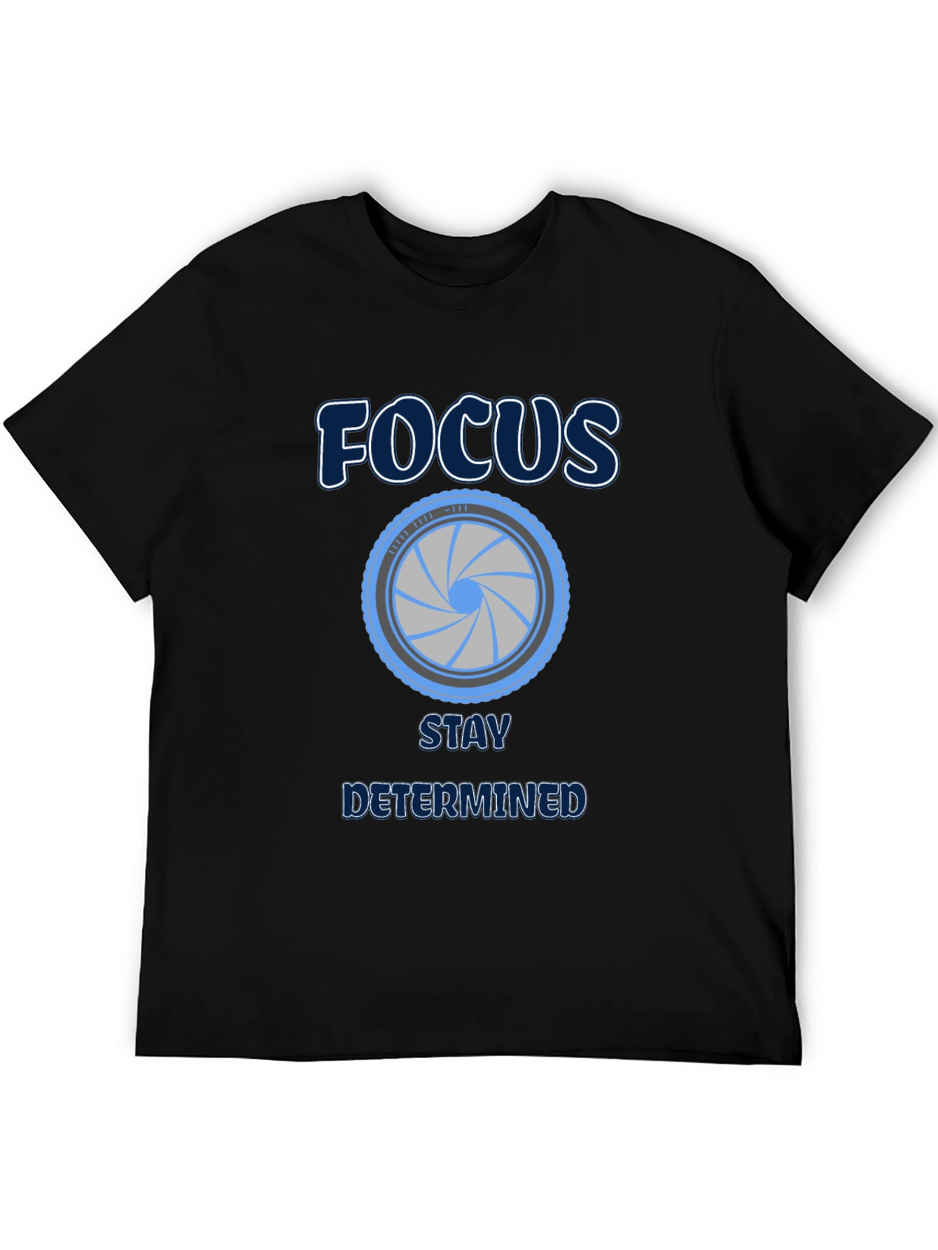 Focus Stay Determined Graphic Tee - Black