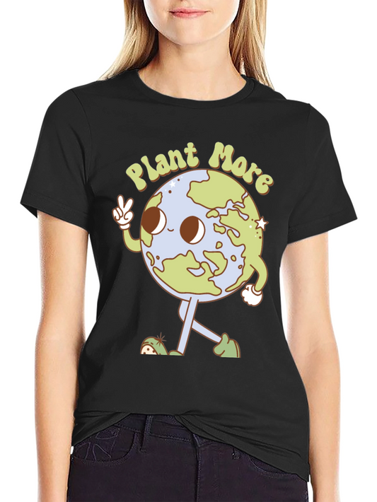 Plant More Earth Graphic T-Shirt
