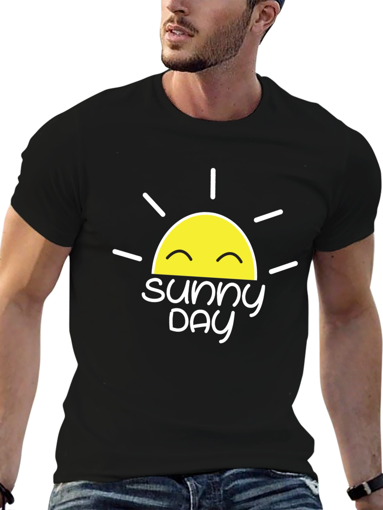 Sunny Day Graphic Tee - Black