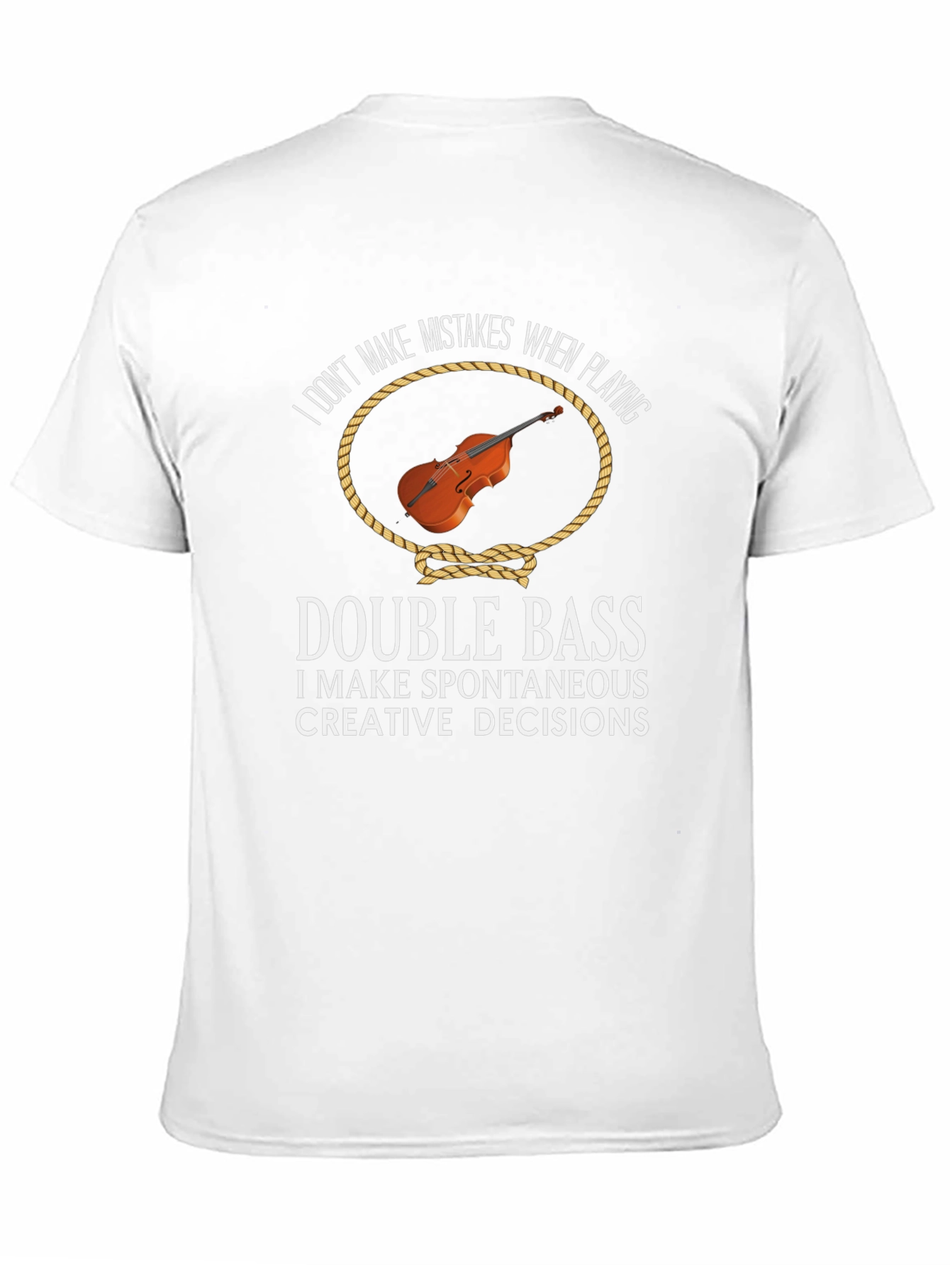 Double Bass Creative Decisions Graphic Tee