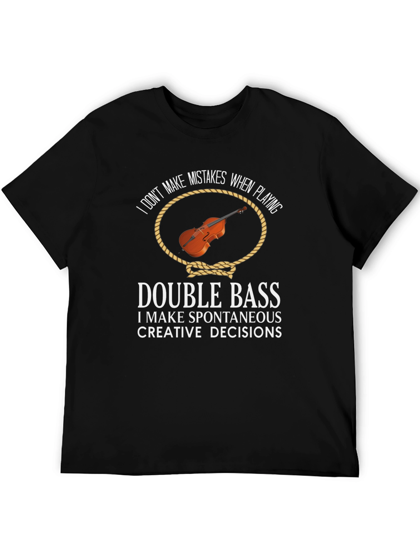 Double Bass Creative Decisions Graphic Tee