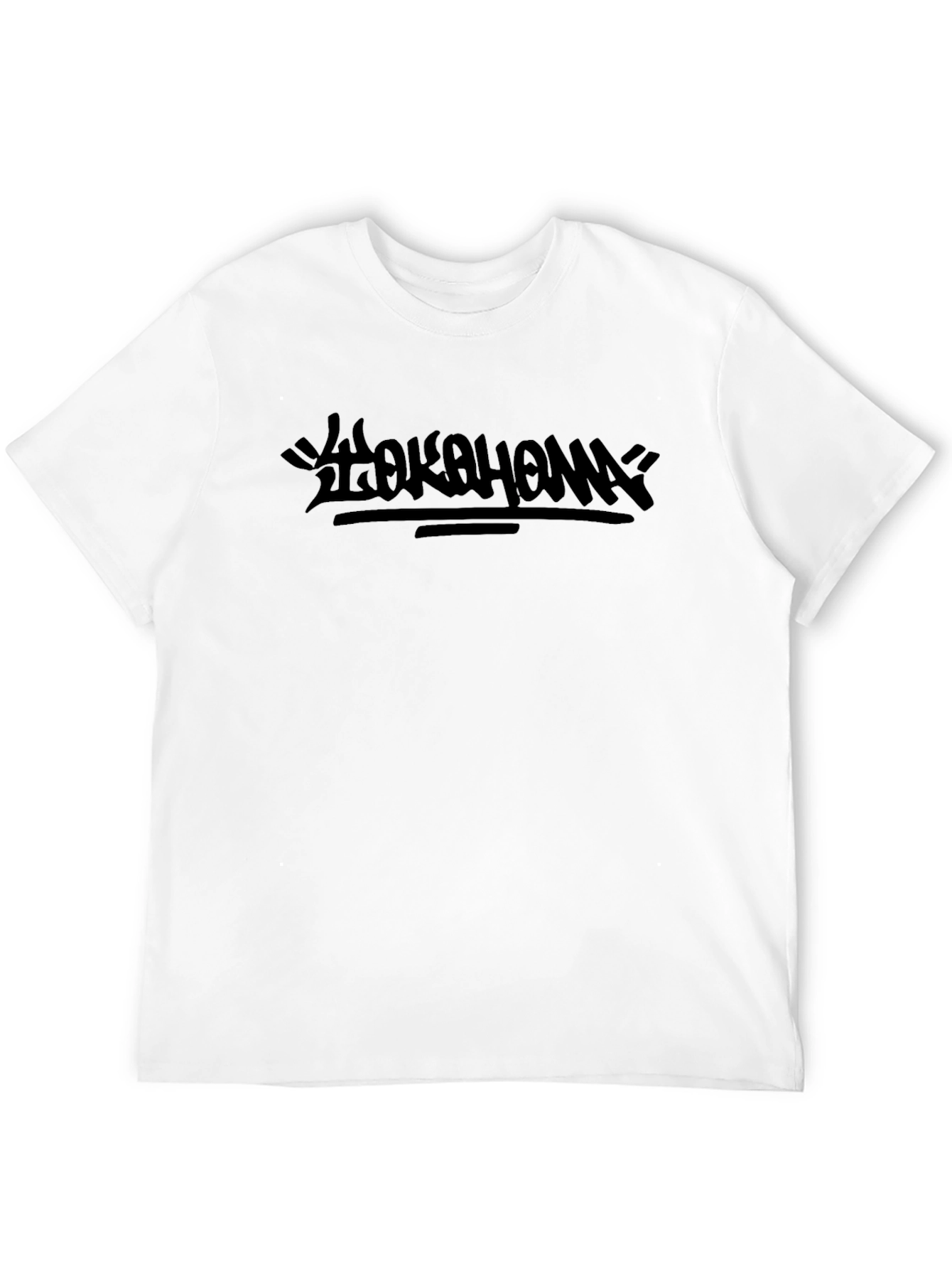 Black Yokohama Graphic Tee