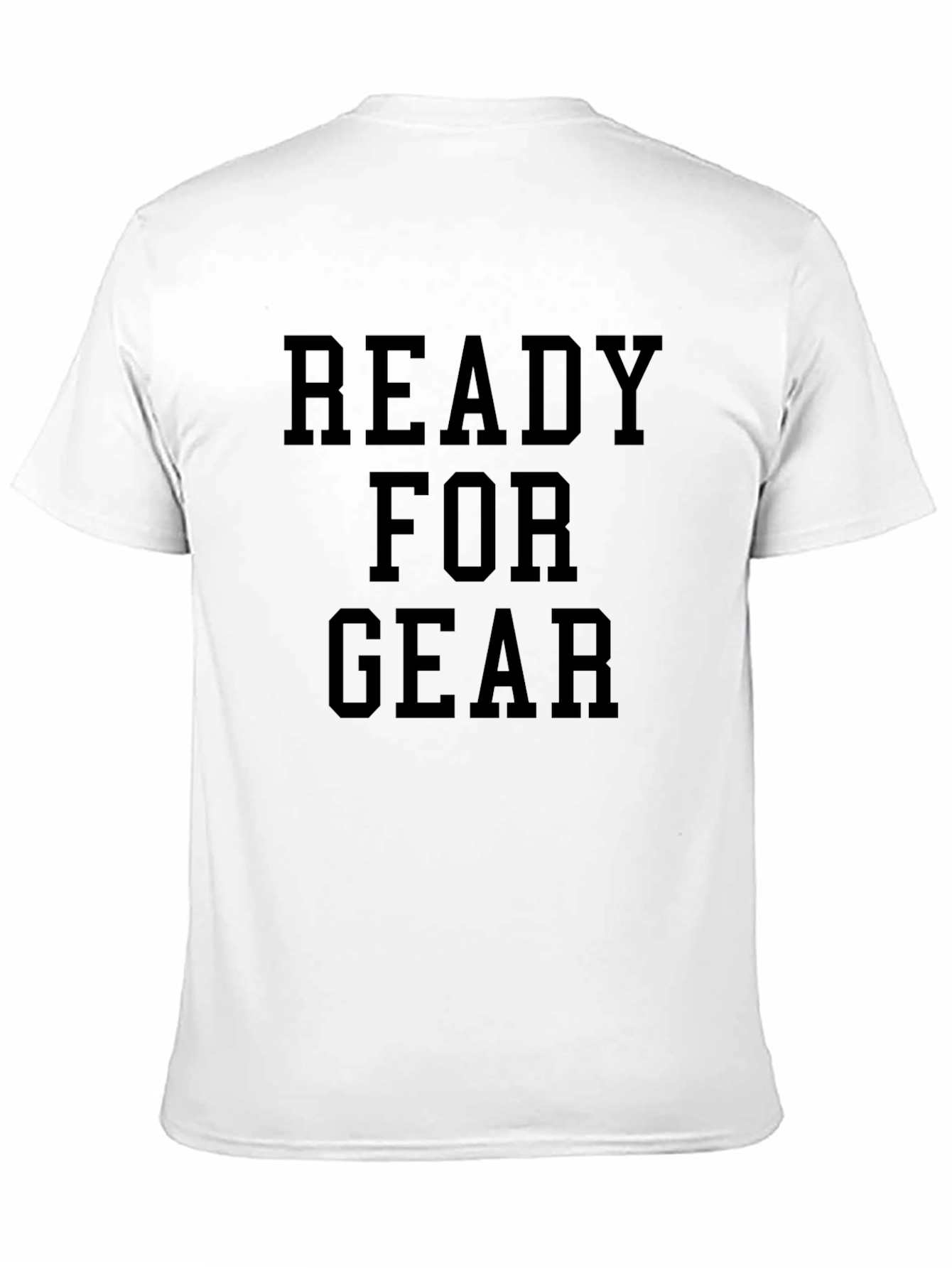 Ready For Gear Black Graphic T-Shirt