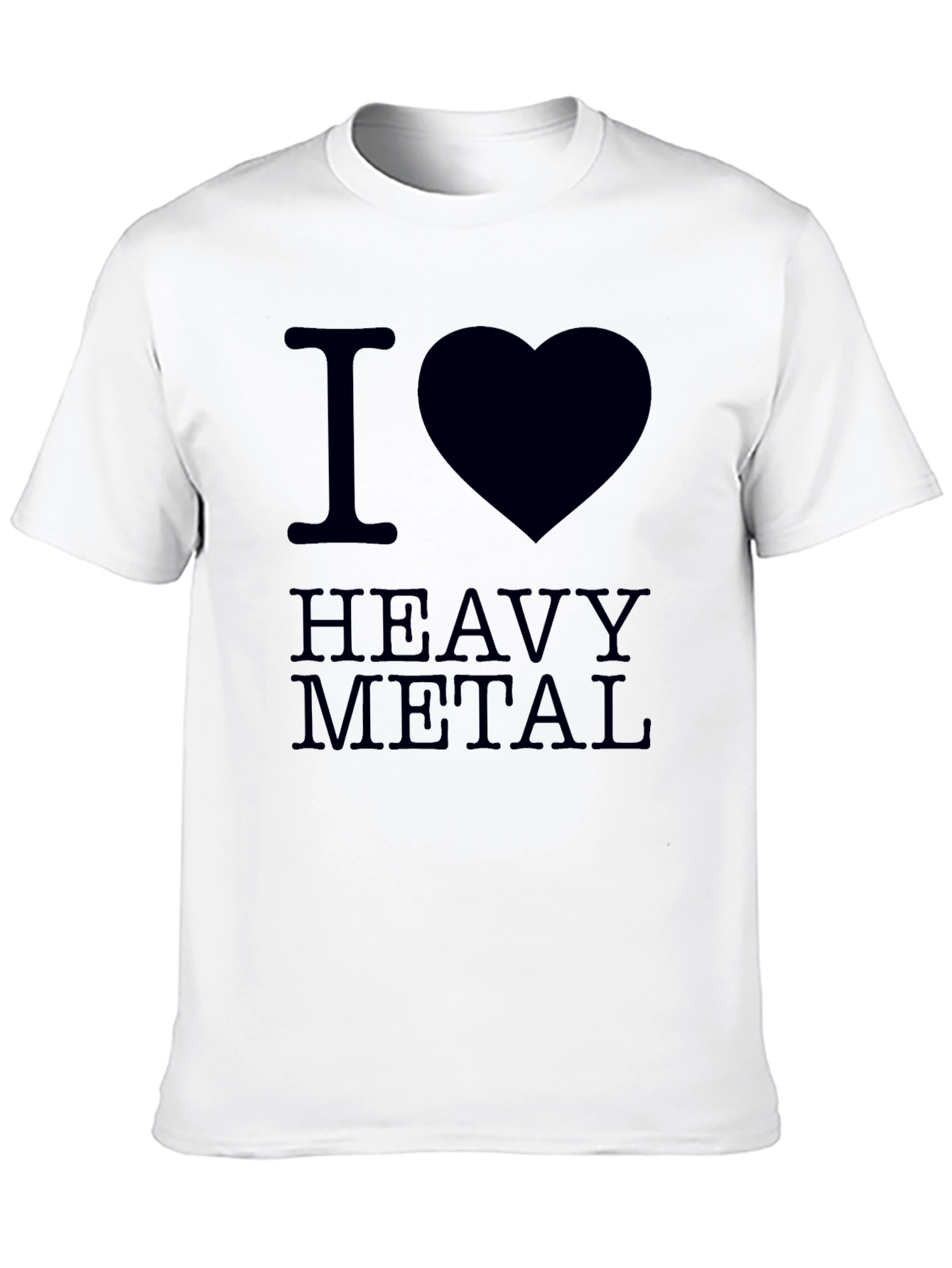 I Heart Heavy Metal Black T-Shirt