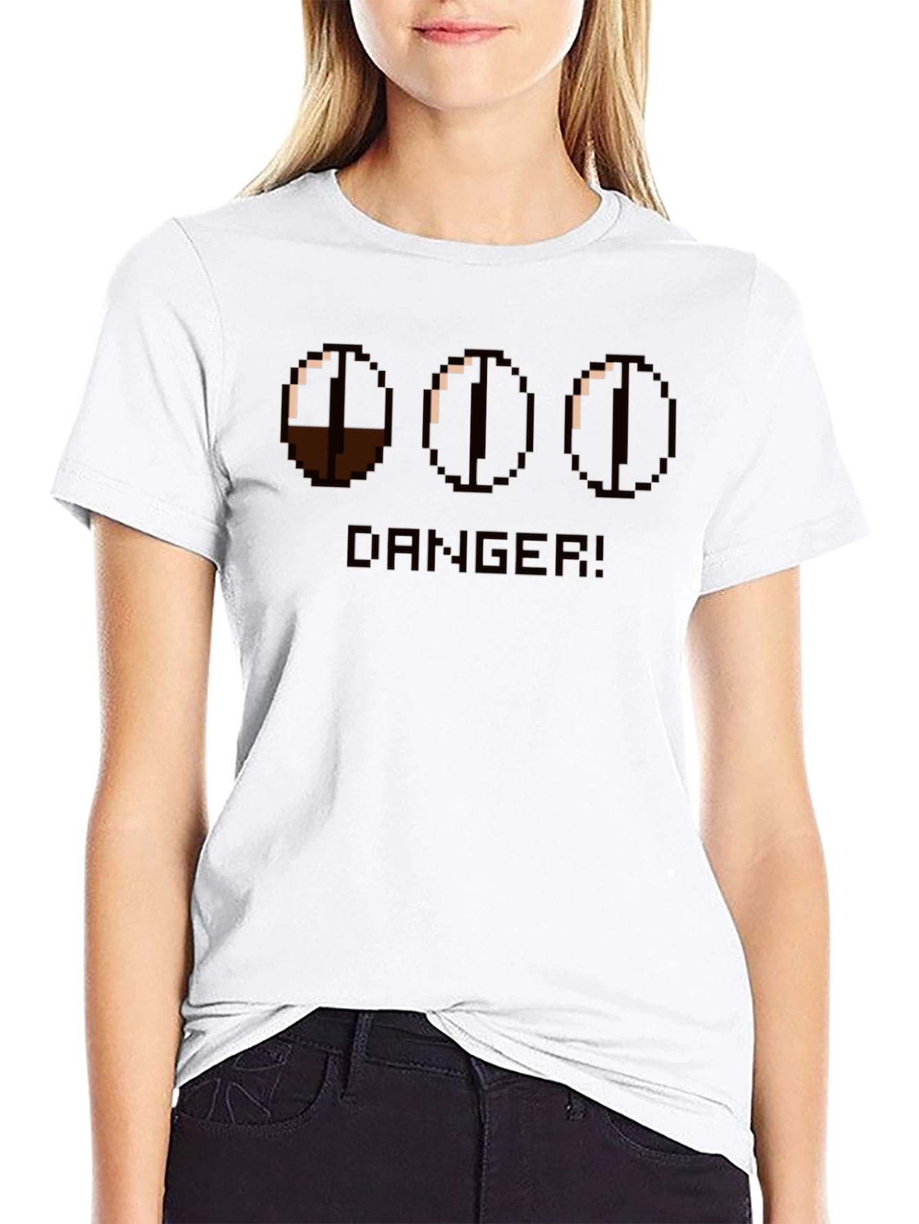 Danger Pixel T-Shirt - Cool Gamer Tee