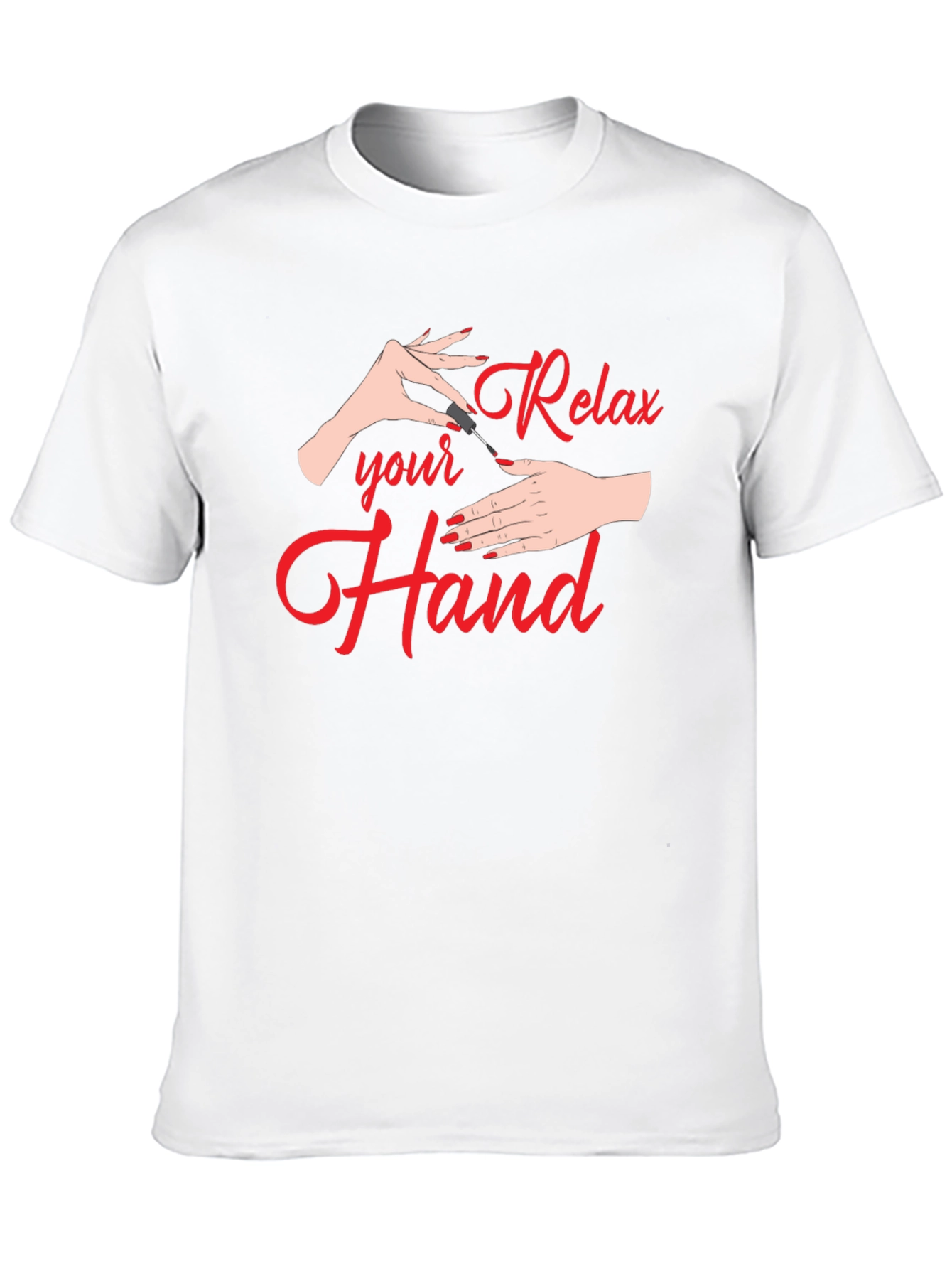 Relax Your Hand Black T-Shirt