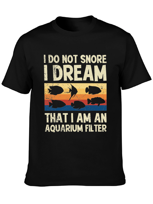 Aquarium Filter Dream T-Shirt - Funny Fish Lover Tee