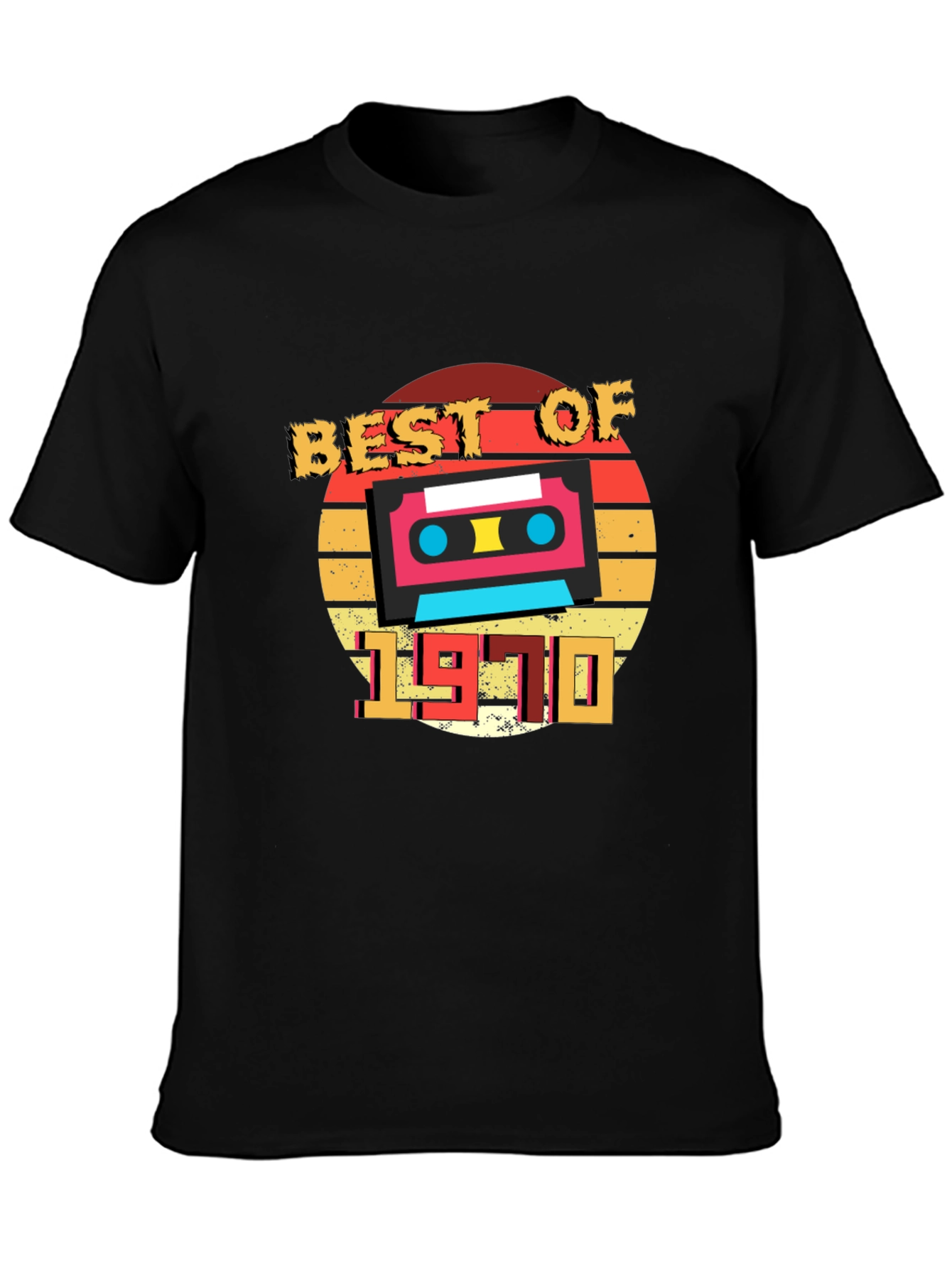 Best of 1970 Retro Cassette T-Shirt