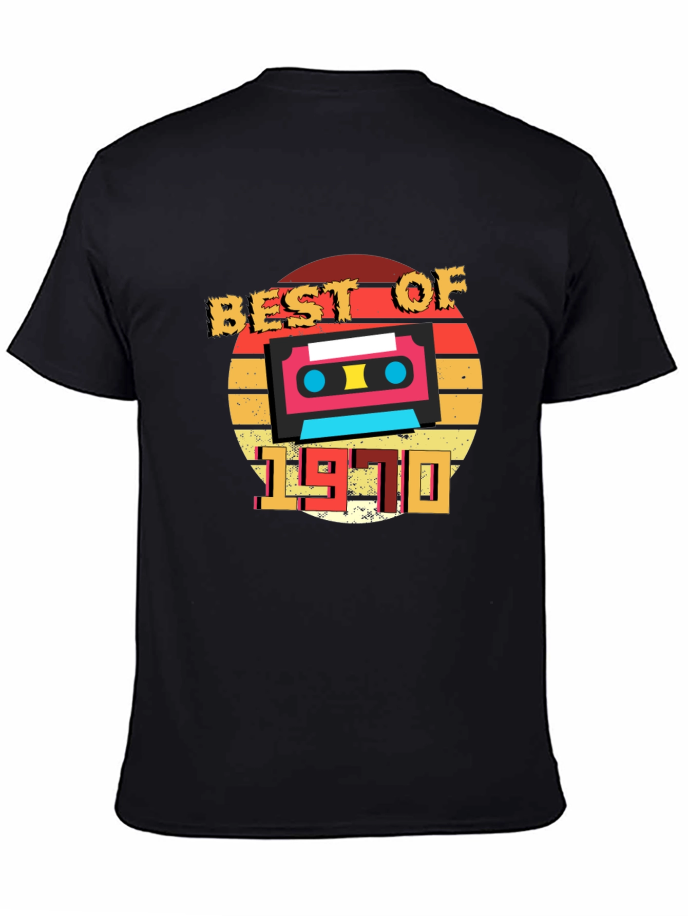 Best of 1970 Retro Cassette T-Shirt