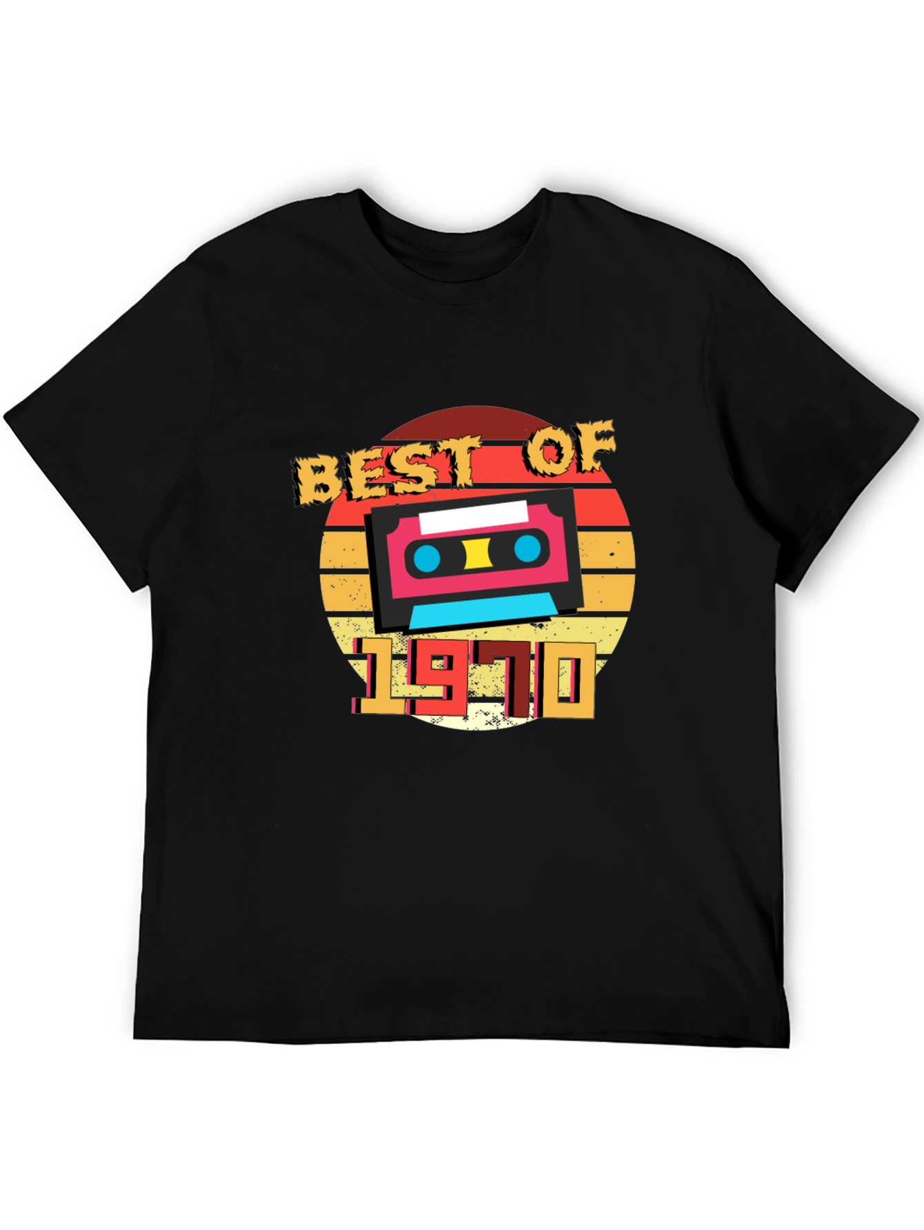 Best of 1970 Retro Cassette T-Shirt