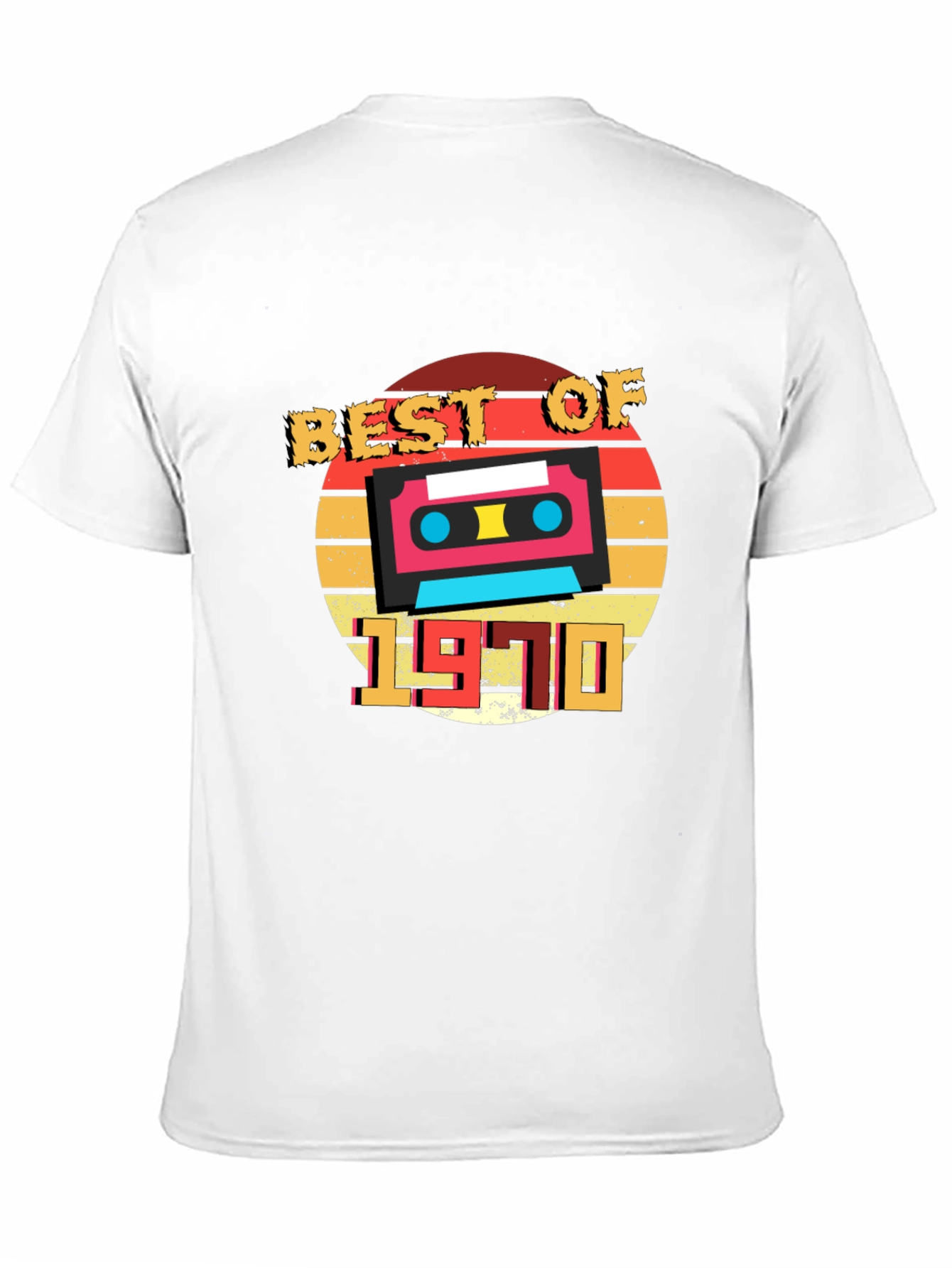Best of 1970 Retro Cassette T-Shirt